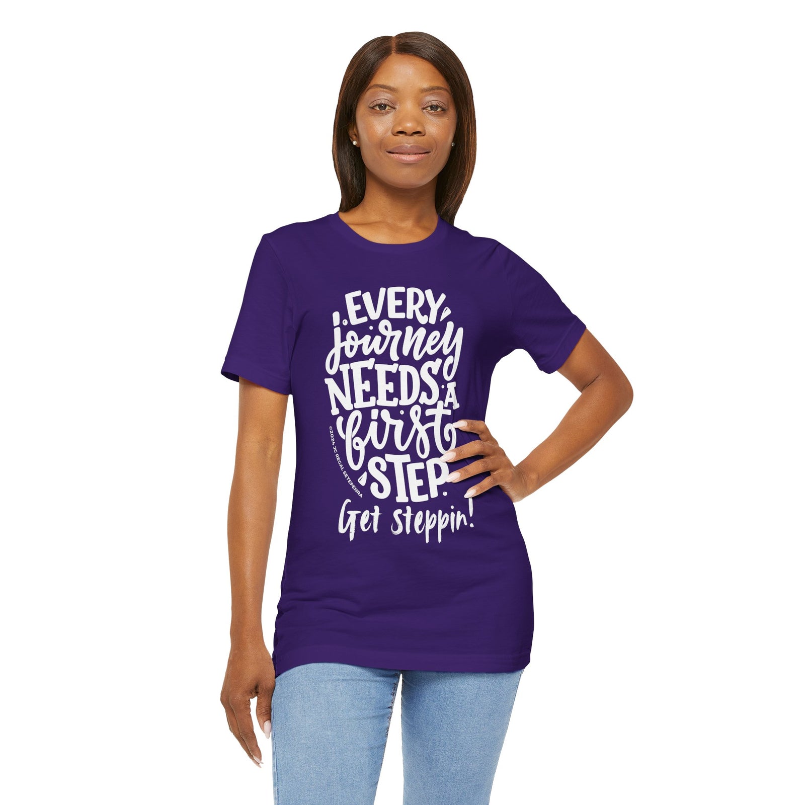 Get Steppin! Unisex Jersey Short Sleeve Tee SETEPENRA T-Shirt.