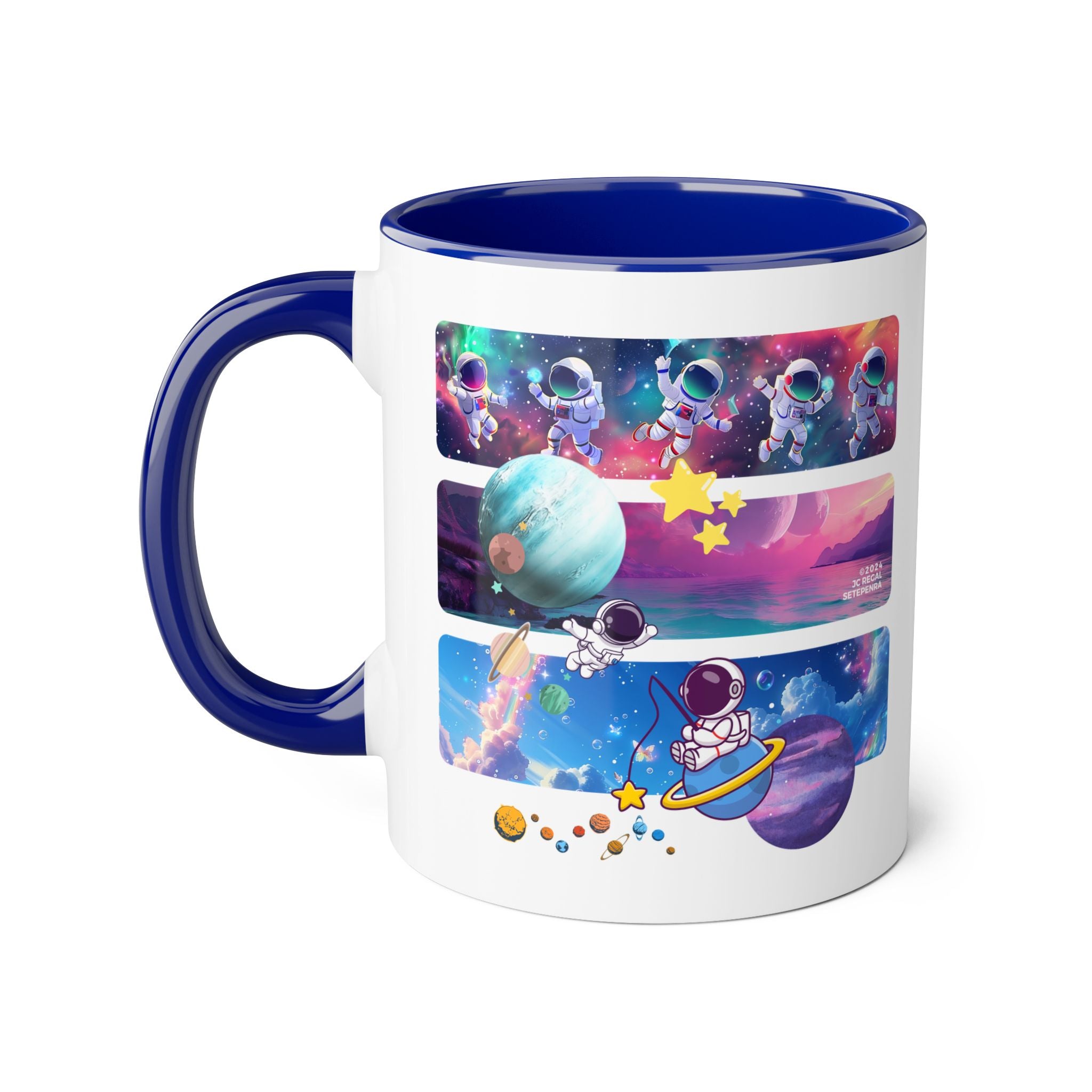 Astro Cosmo Accent Mug, 11oz (Various Colors)