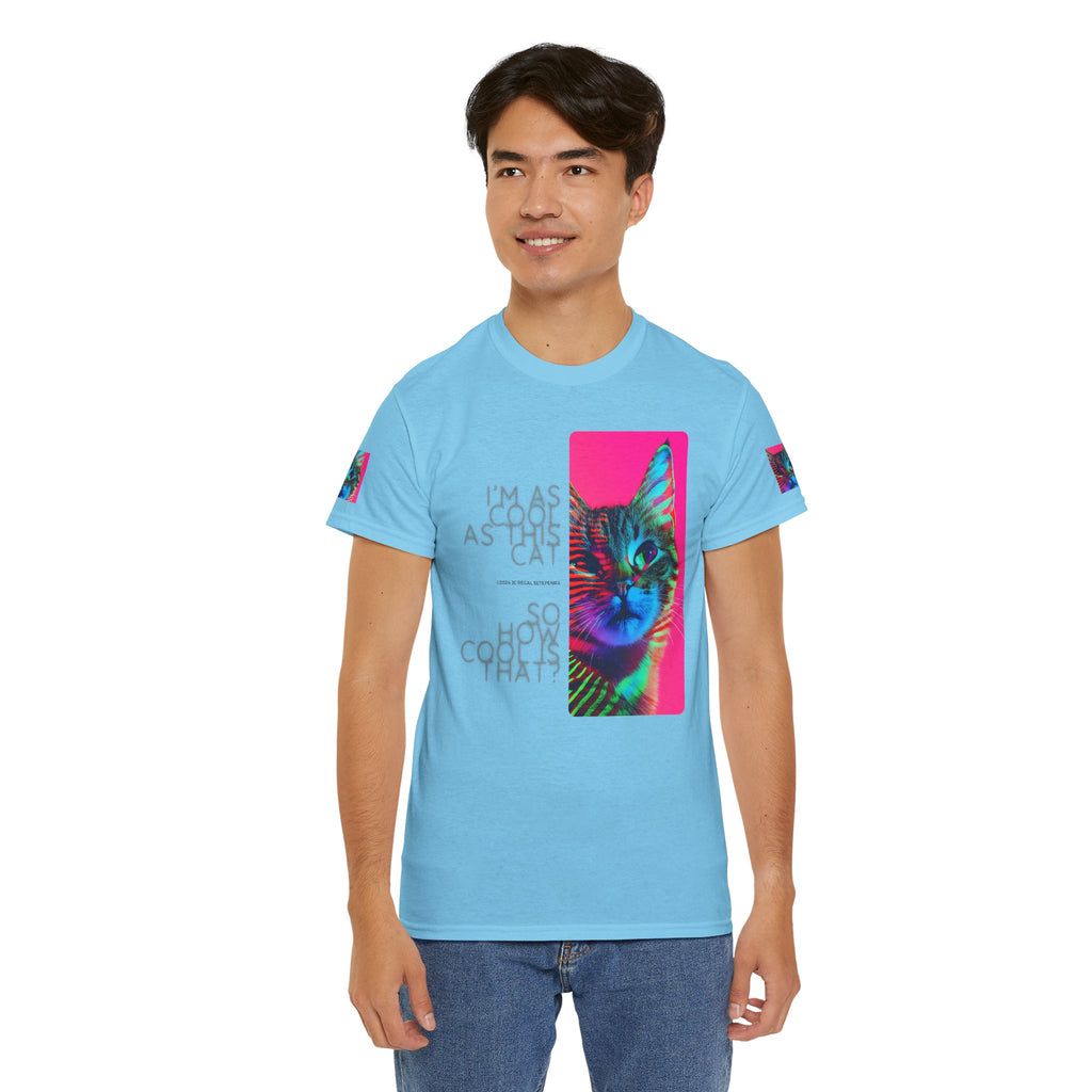 Cool Cat (Whiskers 2) Unisex Heavy Cotton Tee