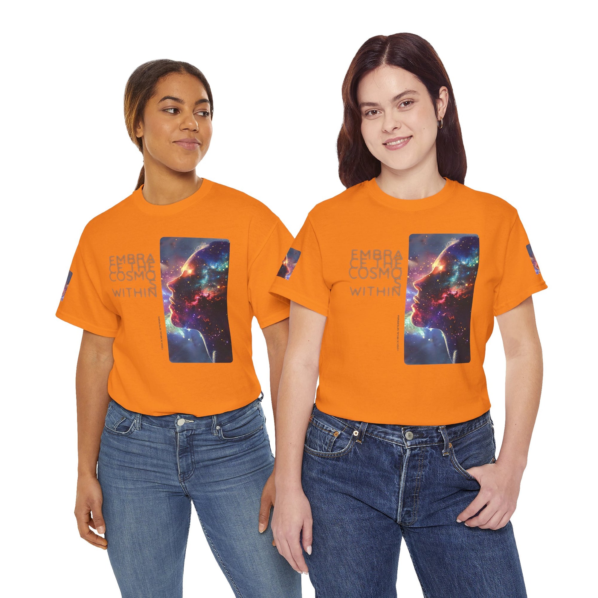 Embrace The Cosmos Within Unisex Heavy Cotton Tee