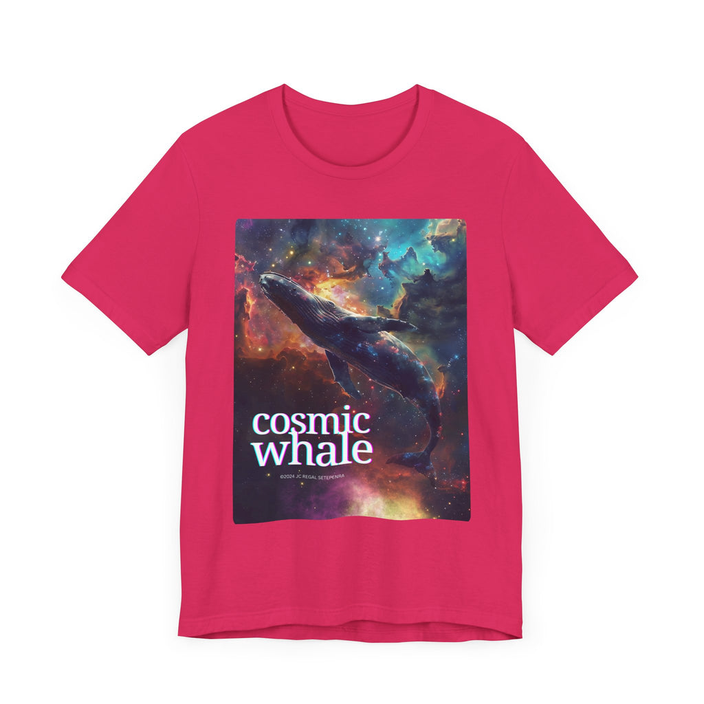 Cosmic Whale Unisex Jersey Short Sleeve Tee SETEPENRA T-Shirt.