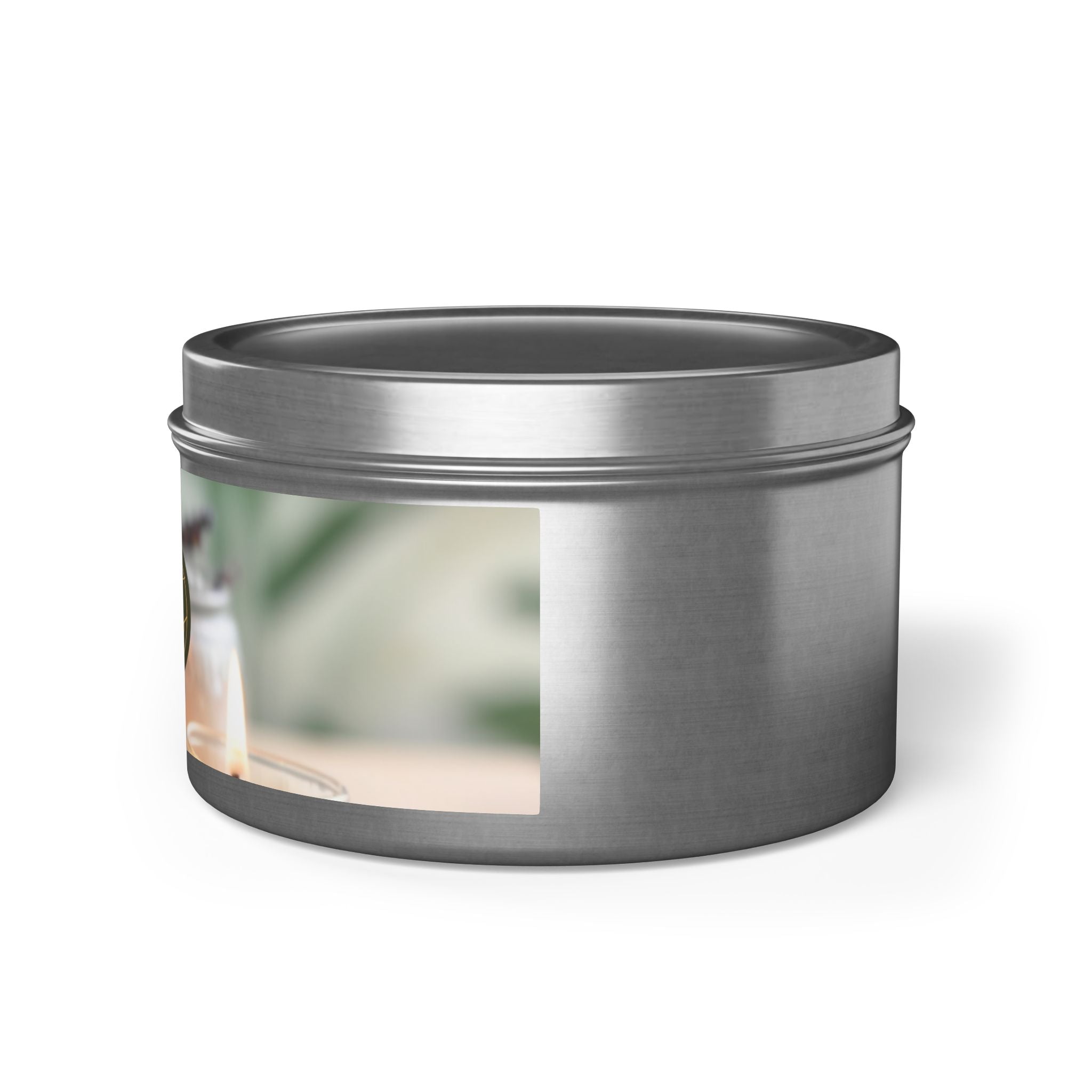 Scintillating Scents by SETEPENRA Tin Candles - Gold, Silver, Black (4oz, 8oz)