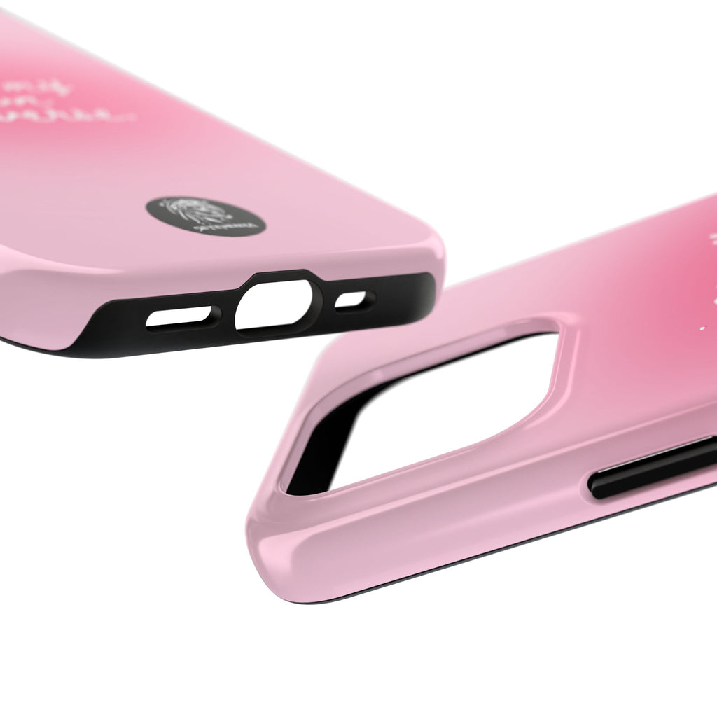 I Am My Own Universe Tough Phone Case (For iPhone, Galaxy & More) - Light Pink