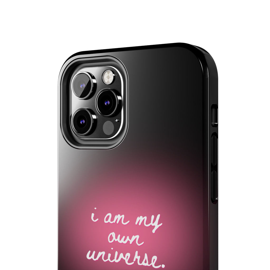 I Am My Own Universe Tough Phone Case (For iPhone, Galaxy & More) - Black