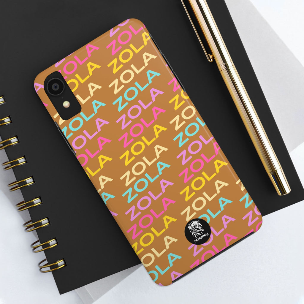 Zola Tough Phone Case (For iPhone, Galaxy & More) - Light Brown
