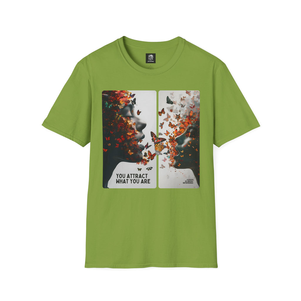 You Attract What You Are (1st Edition) Unisex Softstyle T-Shirt SETEPENRA T-Shirt.