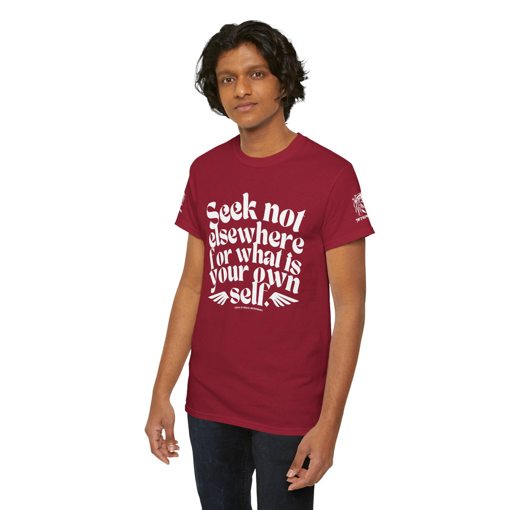 Seek Not Elsewhere Unisex Heavy Cotton Tee