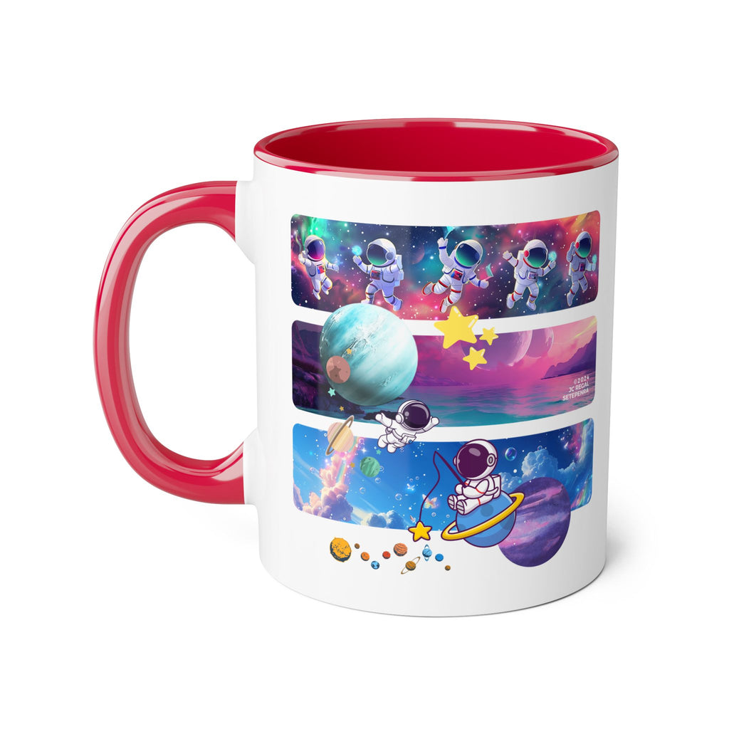 Astro Cosmo Accent Mug, 11oz (Various Colors)