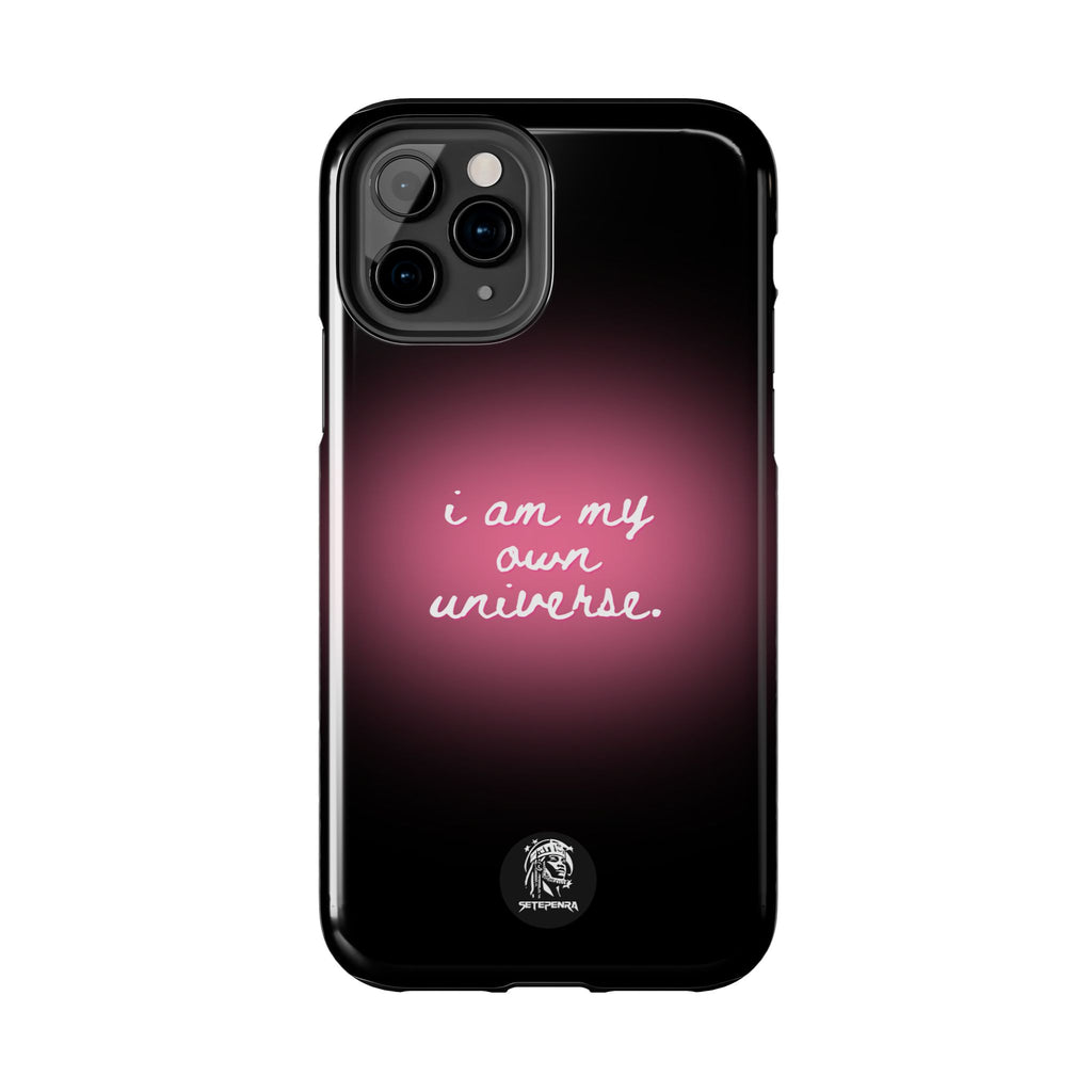 I Am My Own Universe Tough Phone Case (For iPhone, Galaxy & More) - Black