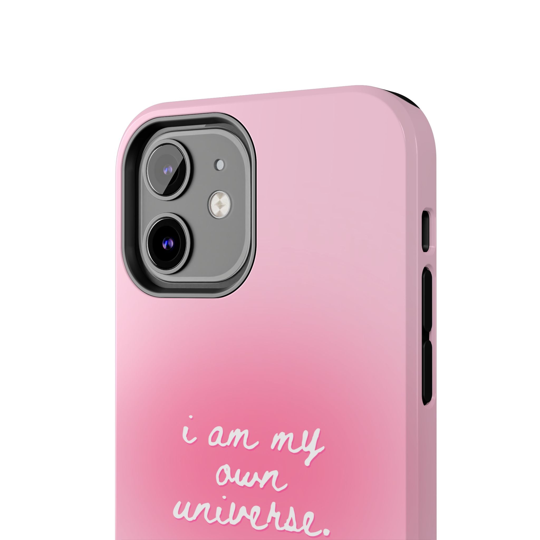 I Am My Own Universe Tough Phone Case (For iPhone, Galaxy & More) - Light Pink
