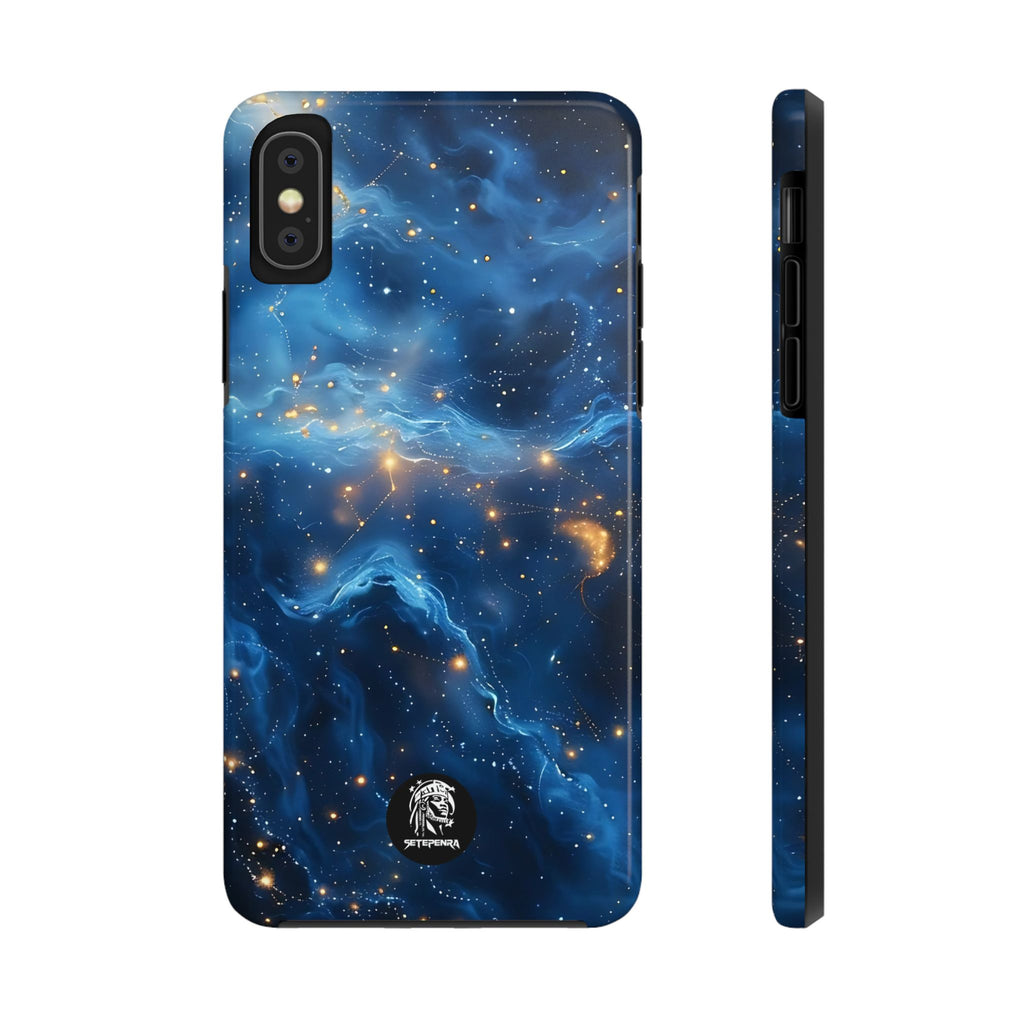 Blue Cosmos Tough Phone Case (For iPhone, Galaxy & More) SETEPENRA Phone Case.