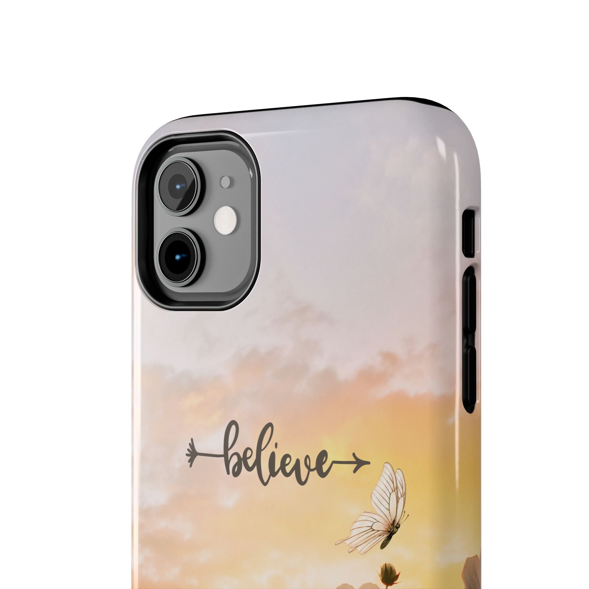 Believe Tough Phone Case (For iPhone, Galaxy & More) - Aesthetic Flower