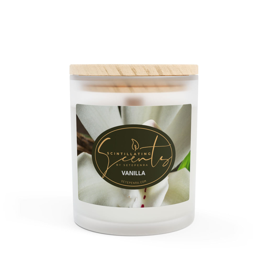 Scintillating Scents by SETEPENRA Frosted Glass Candle, 11oz