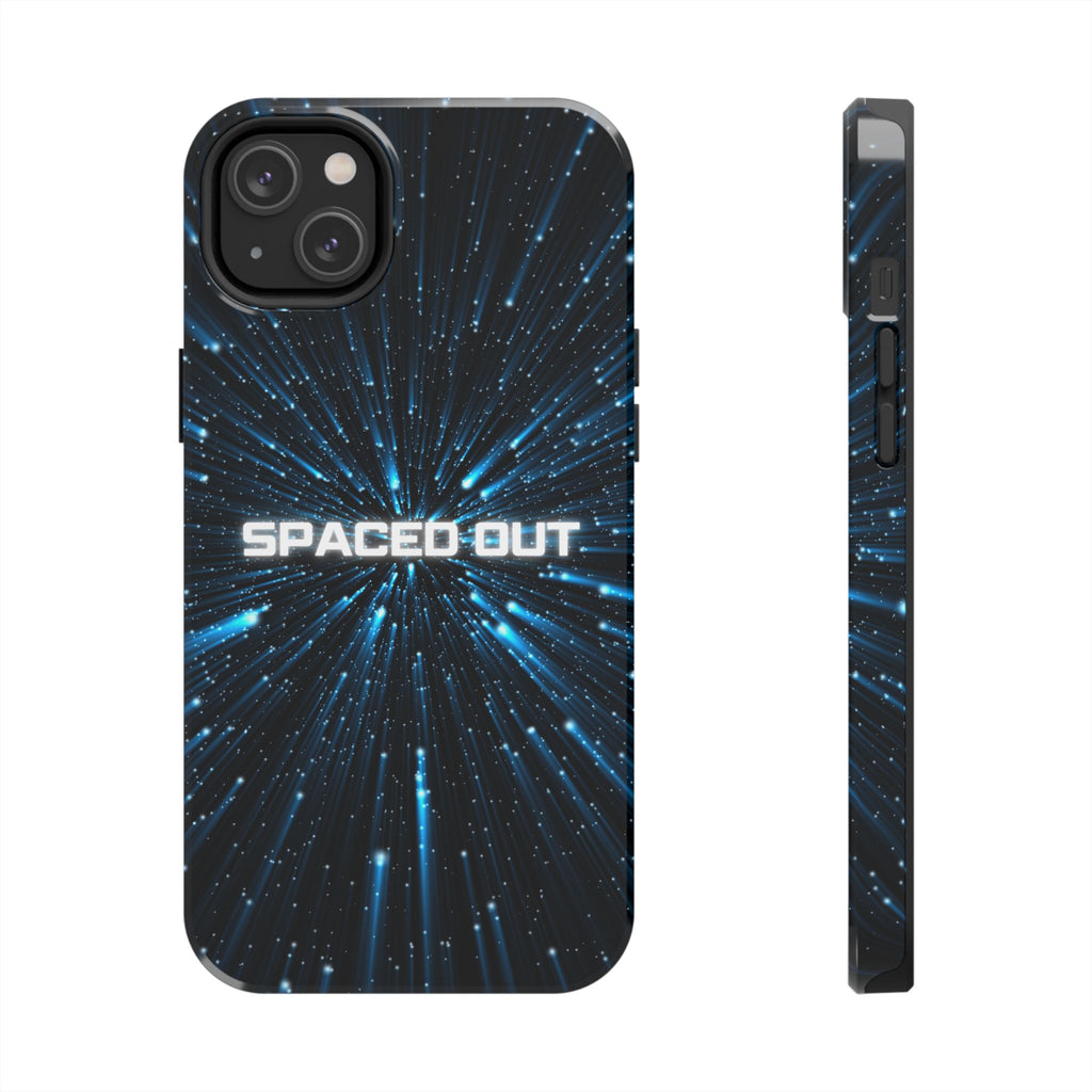 Spaced Out Tough Phone Case — Cosmic Space Warp Protective Cover