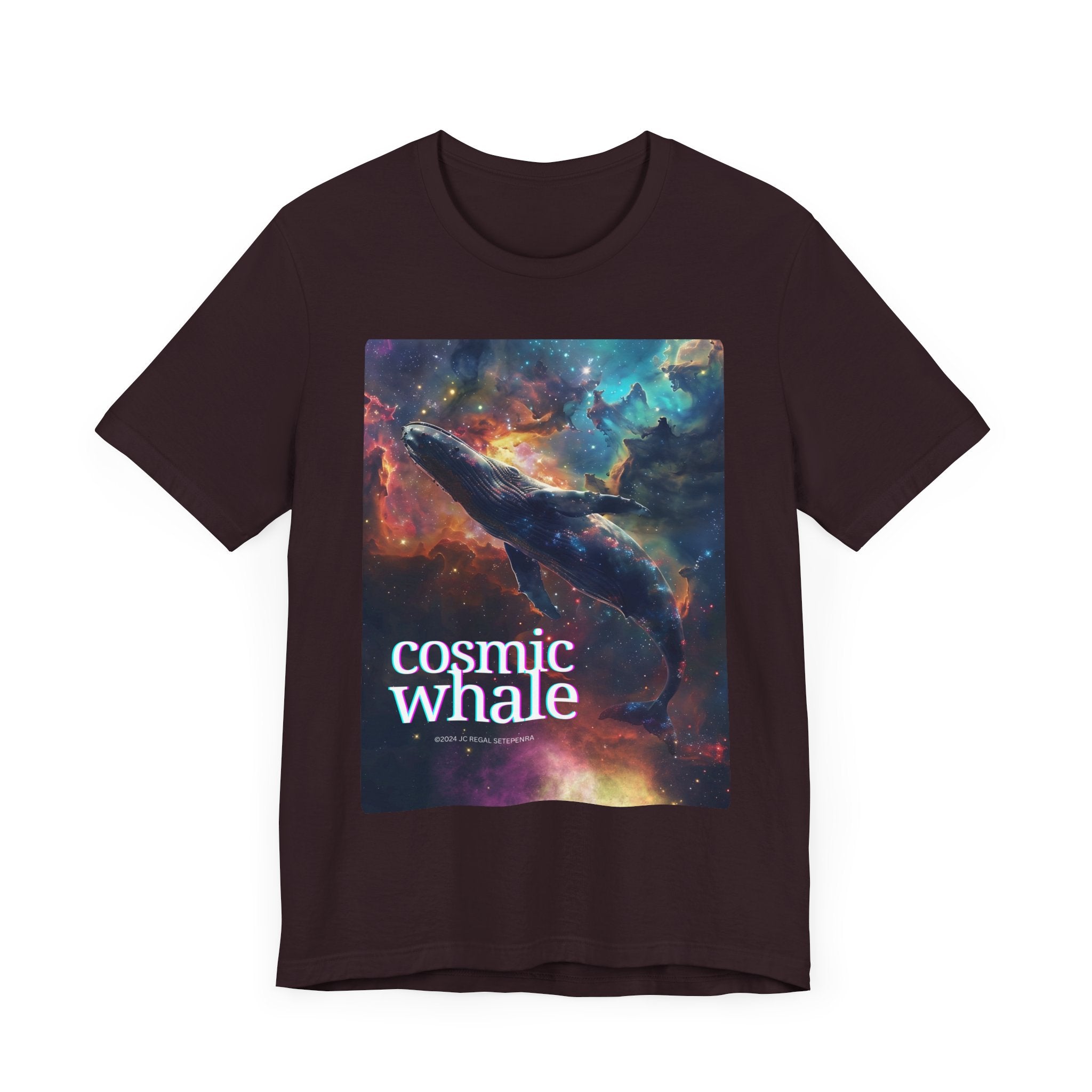 Cosmic Whale Unisex Jersey Short Sleeve Tee SETEPENRA T-Shirt.