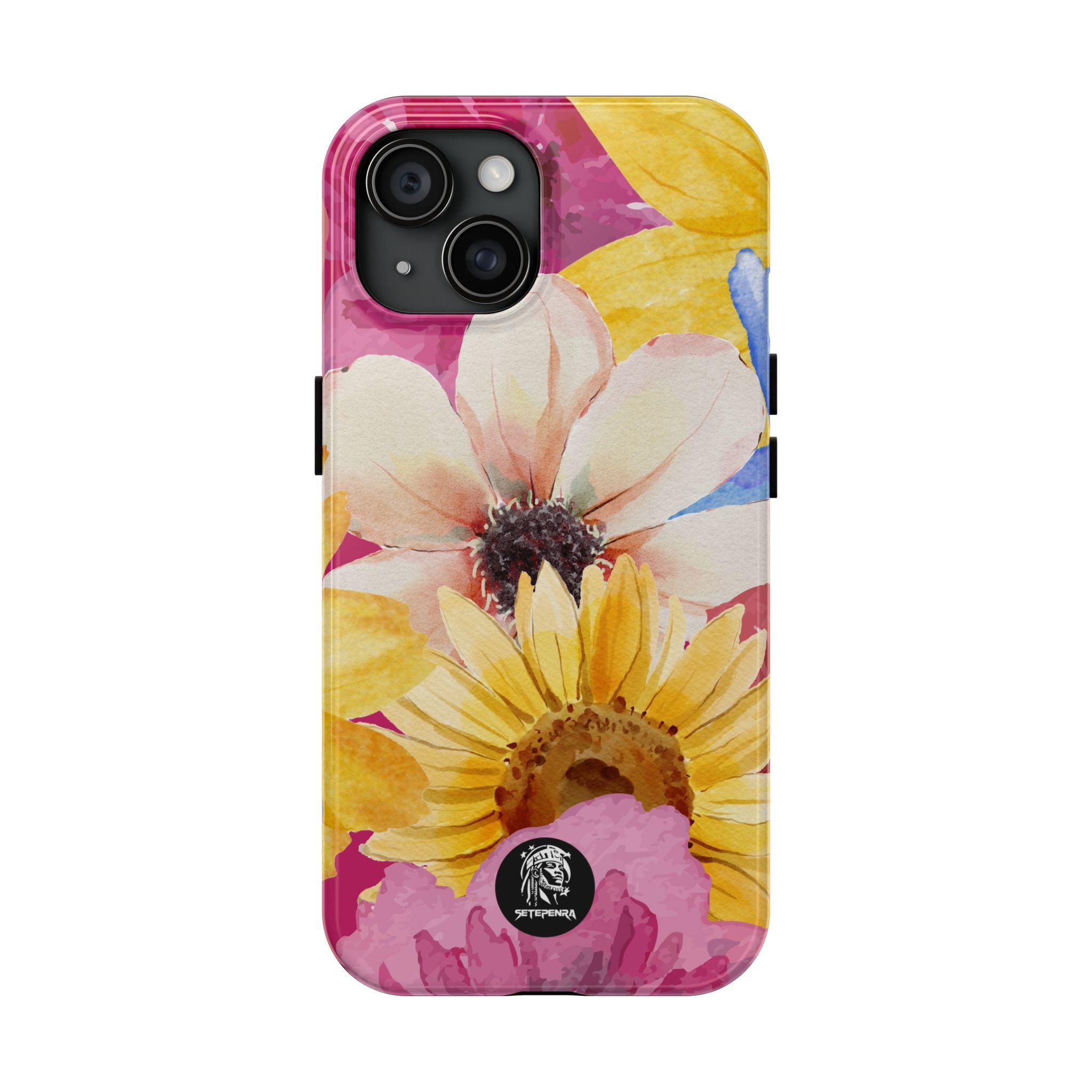 Watercolor Flowers Tough Phone Case (For iPhone, Galaxy & More)