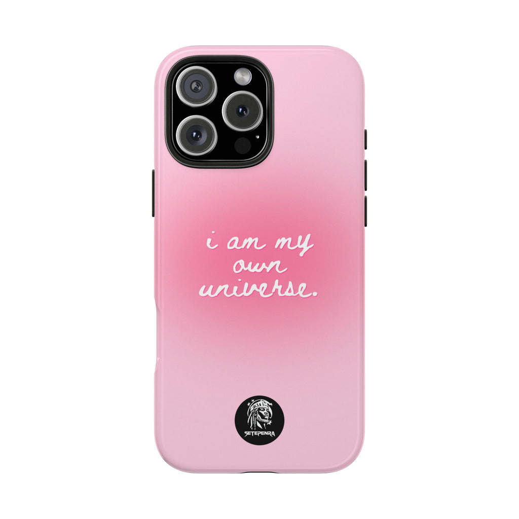 I Am My Own Universe Tough Phone Case (For iPhone, Galaxy & More) - Light Pink SETEPENRA Phone Case.