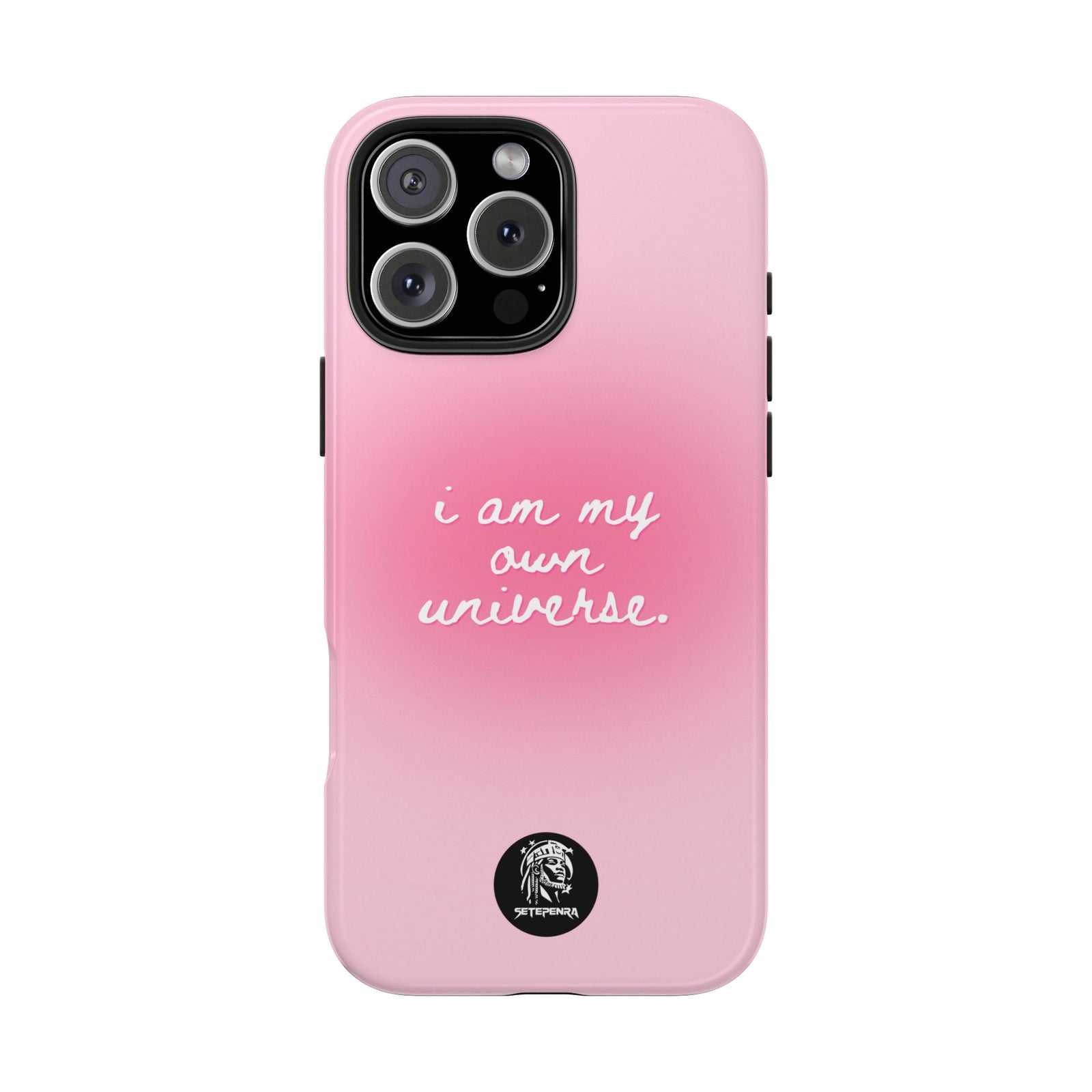 I Am My Own Universe Tough Phone Case (For iPhone, Galaxy & More) - Light Pink SETEPENRA Phone Case.