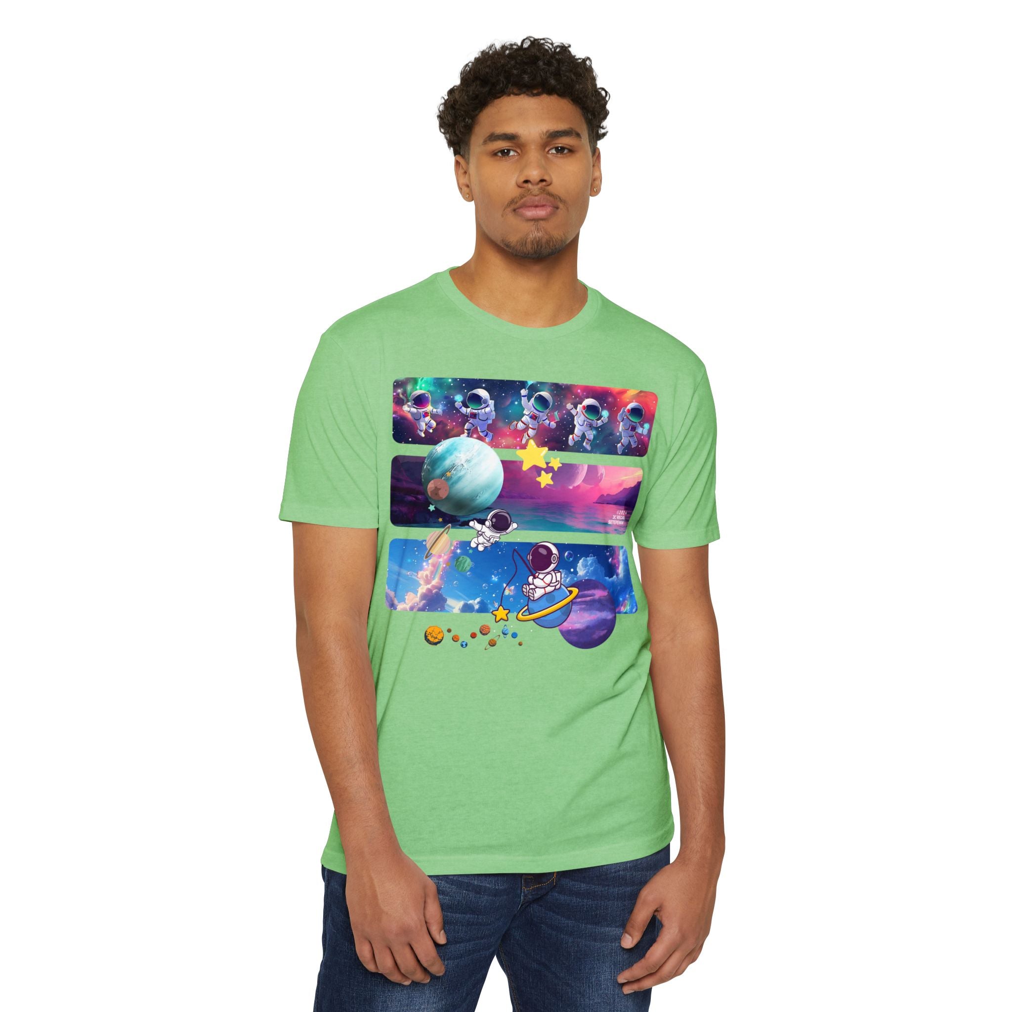 Astro Cosmo Unisex CVC Jersey T-shirt