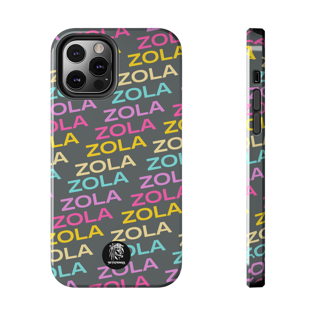 Zola Tough Phone Case (For iPhone, Galaxy & More) - Dark Grey SETEPENRA Phone Case.