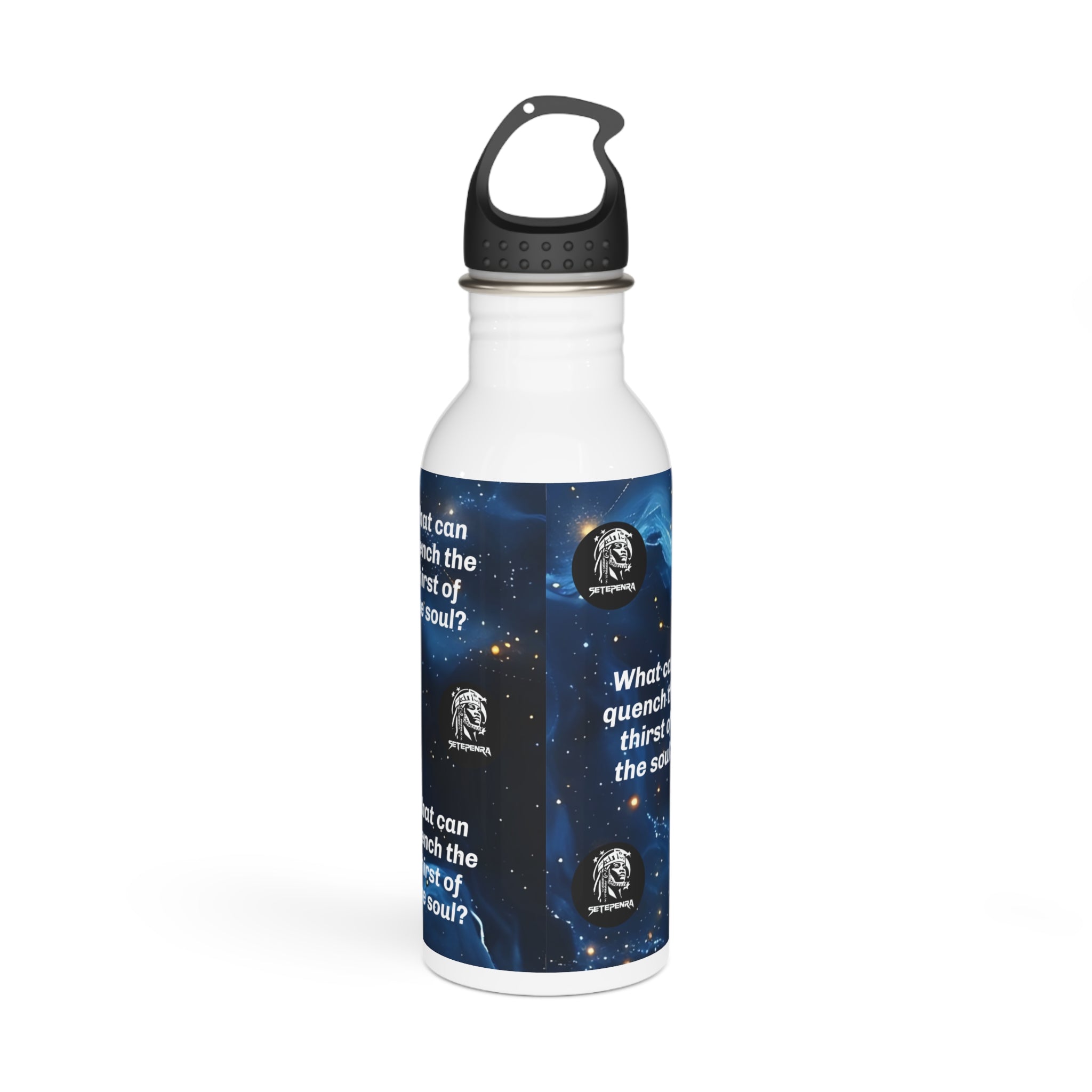 SETEPENRA Thirst Of The Soul Stainless Steel Water Bottle (Blue Cosmic) SETEPENRA Mug.