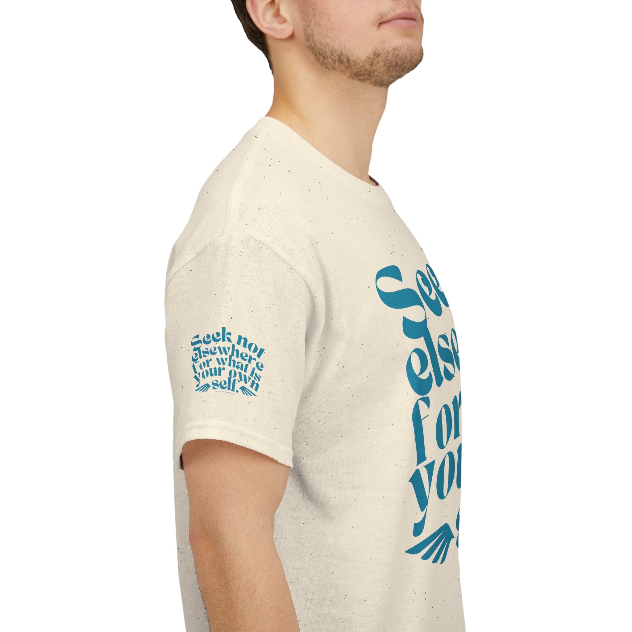 Seek Not Elsewhere (Aqua Edition) Unisex Heavy Cotton Tee