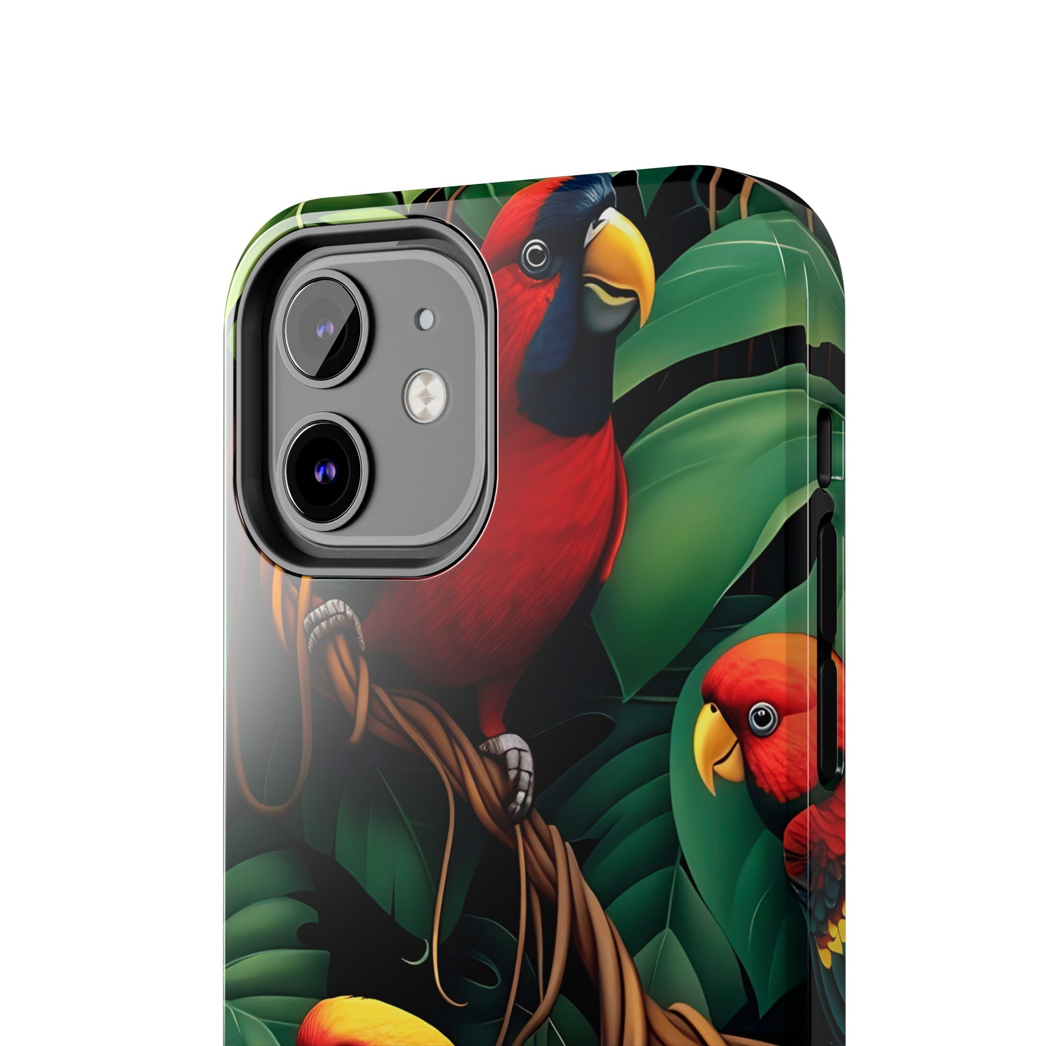 Tri-Parrot Tough Phone Case (For iPhone, Galaxy & More)