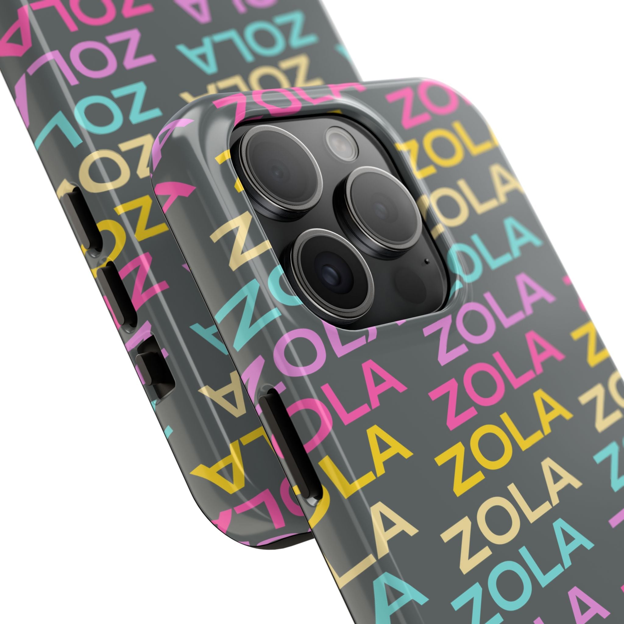 Zola Tough Phone Case (For iPhone, Galaxy & More) - Dark Grey