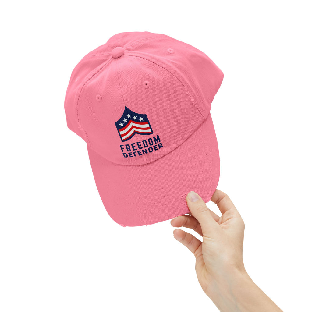 Freedom Defender Unisex Distressed Cap