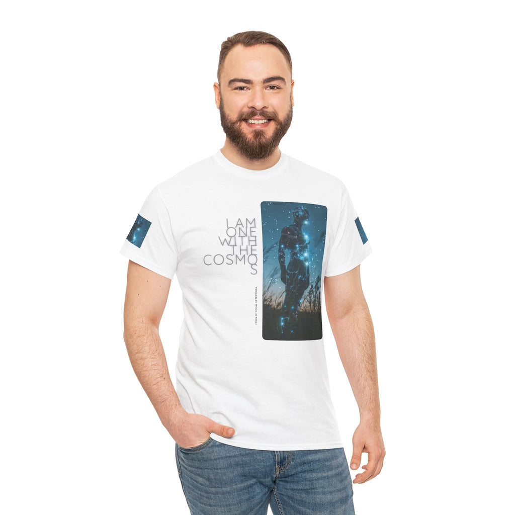One With The Cosmos Unisex Heavy Cotton Tee