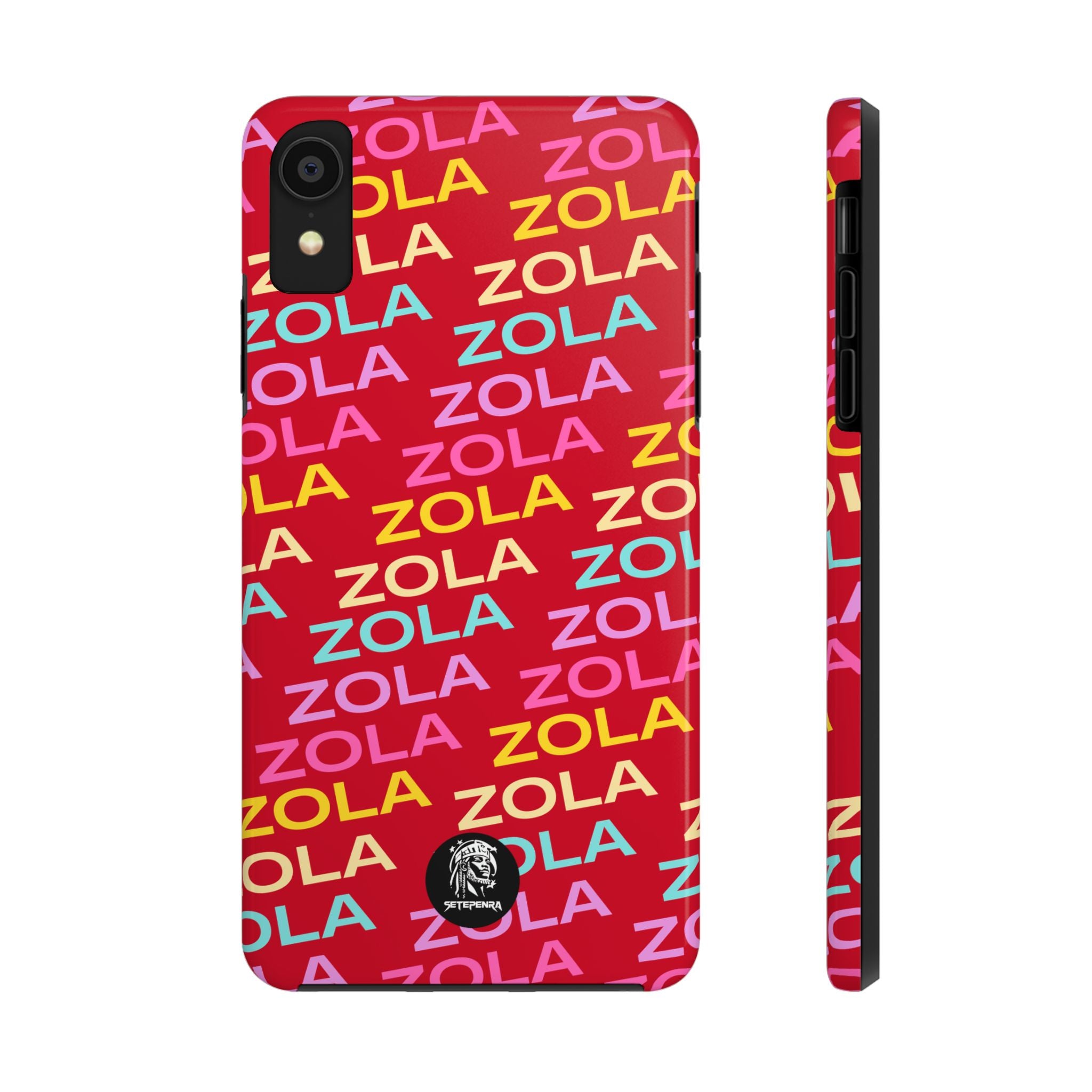 Zola Tough Phone Case (For iPhone, Galaxy & More) - Dark Red SETEPENRA Phone Case.
