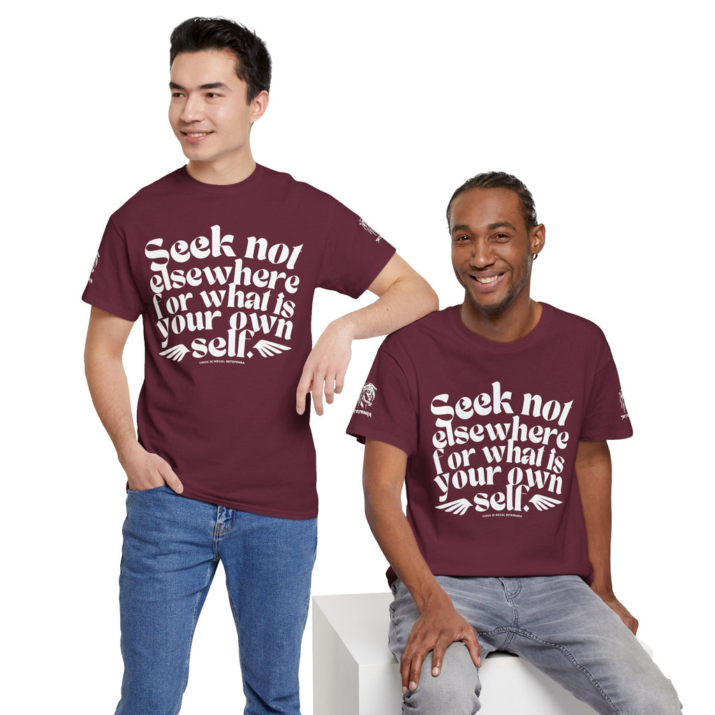Seek Not Elsewhere Unisex Heavy Cotton Tee