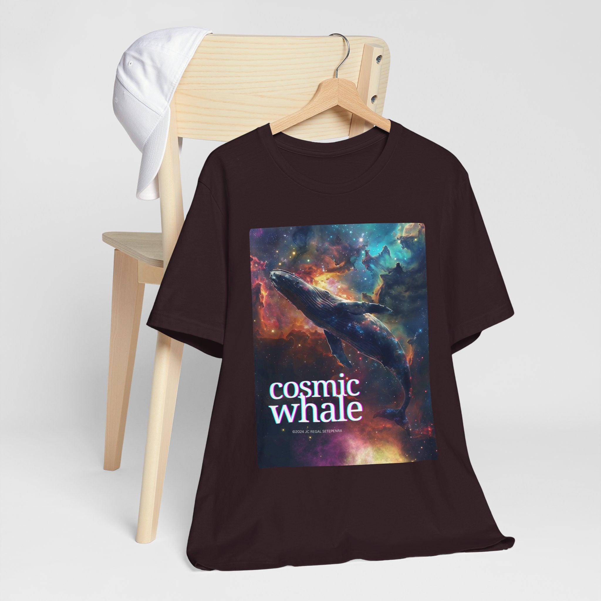 Cosmic Whale Unisex Jersey Short Sleeve Tee SETEPENRA T-Shirt.