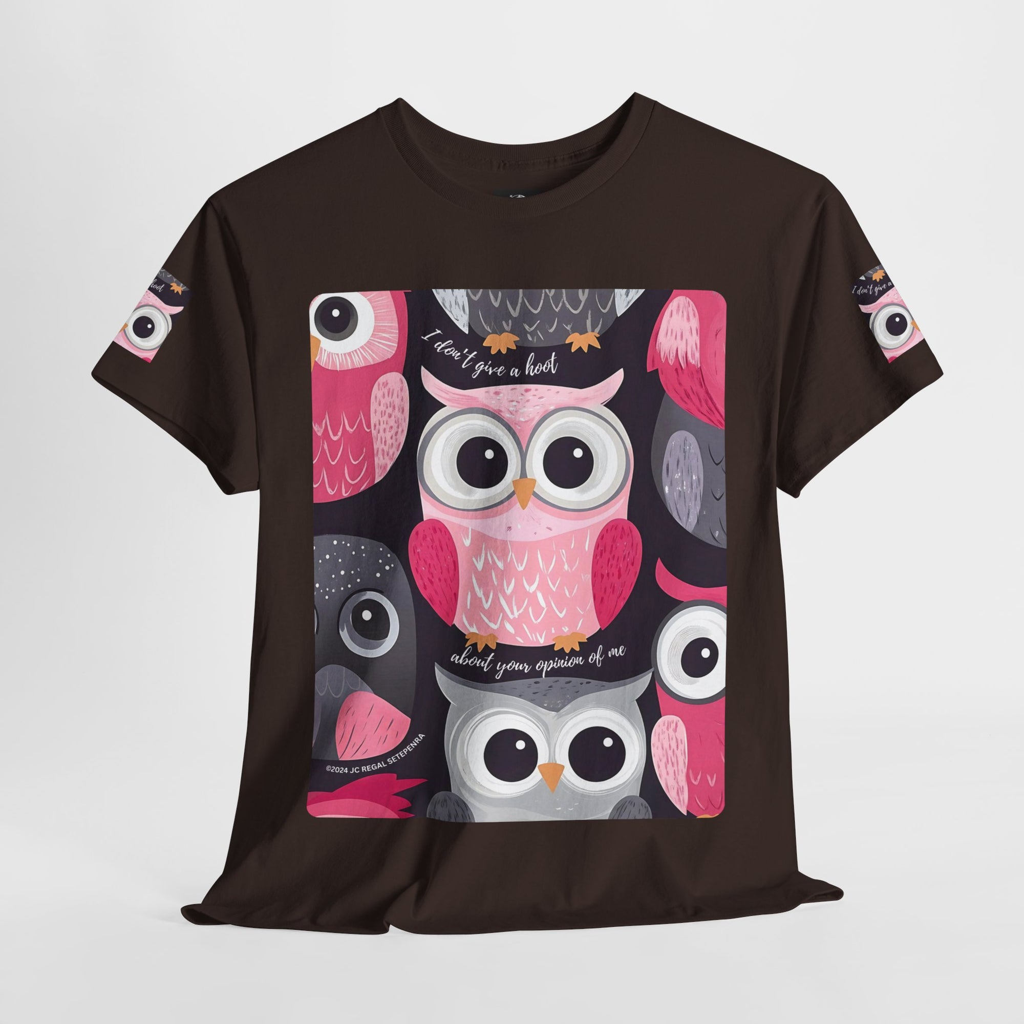 Don't Give A Hoot Unisex Heavy Cotton Tee
