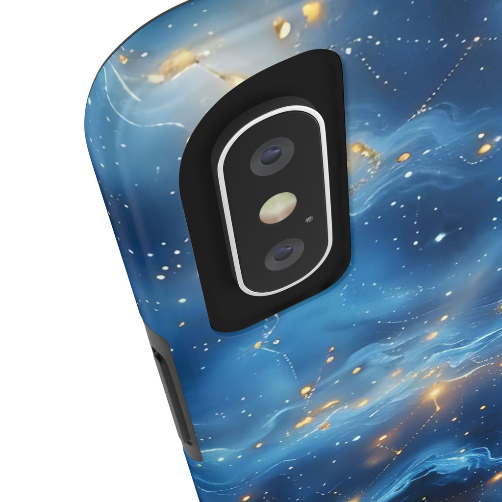 Blue Cosmos Tough Phone Case (For iPhone, Galaxy & More)