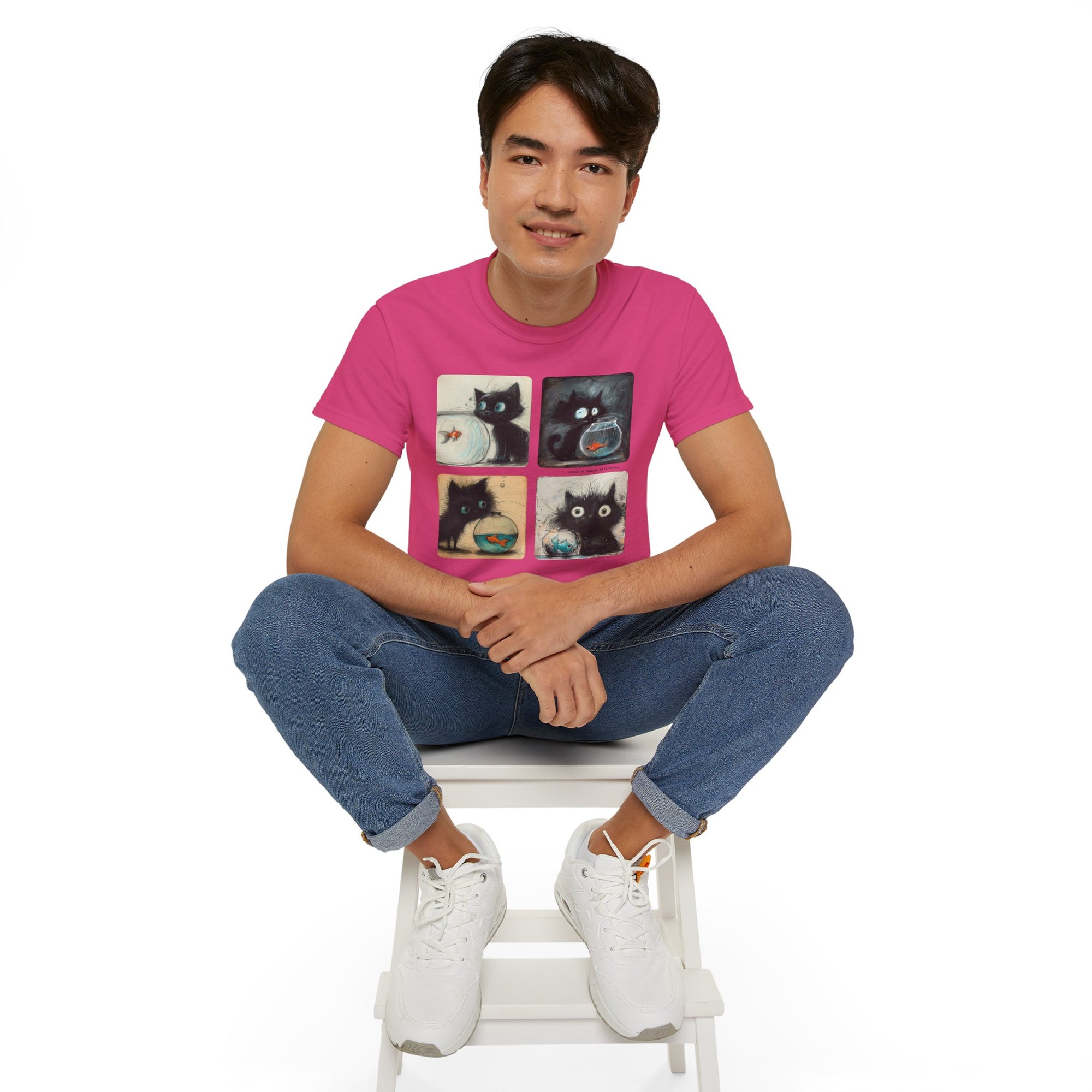 Fishy Kitty Unisex Ultra Cotton Tee
