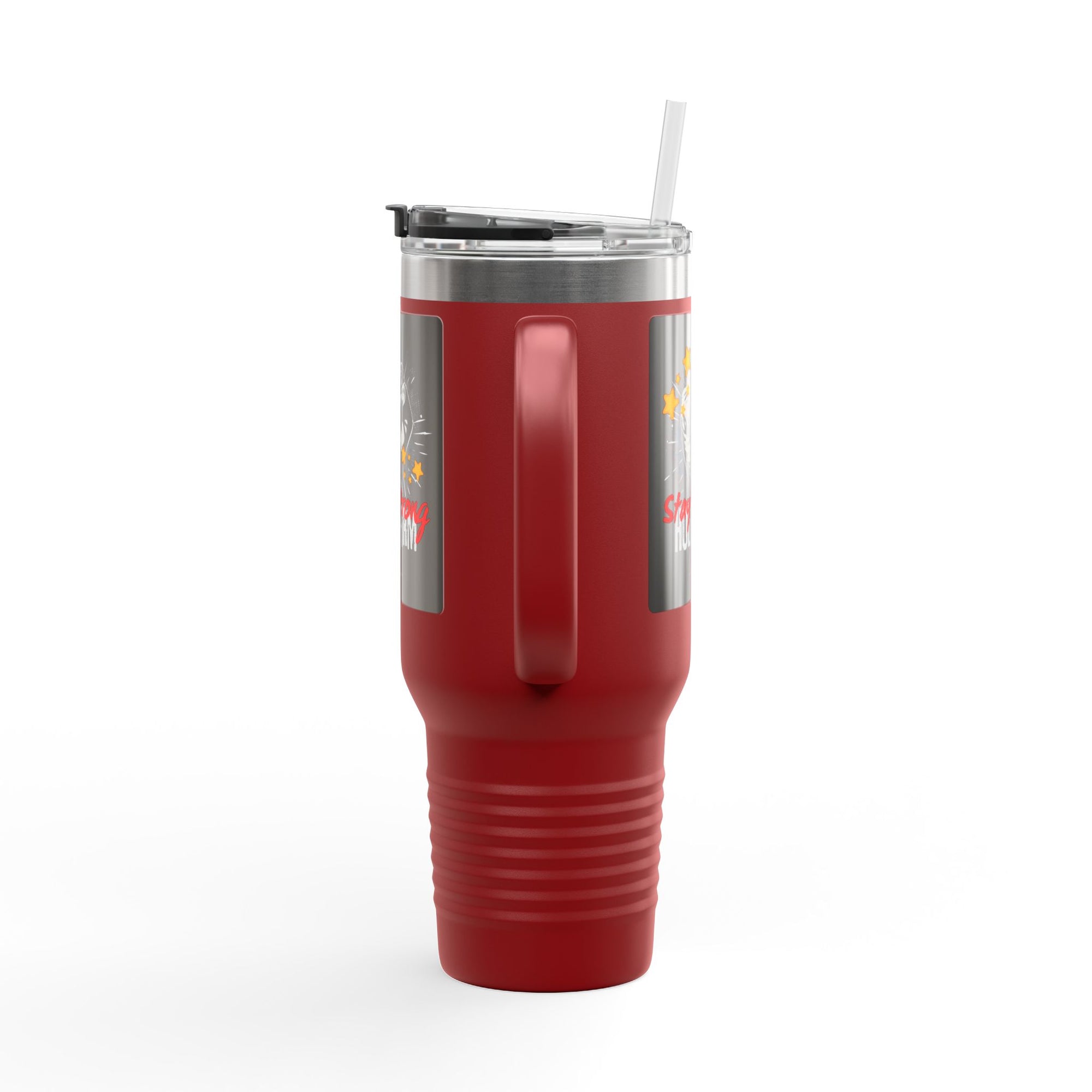 Stay Strong Hold Firm Insulated Travel Mug, 40oz