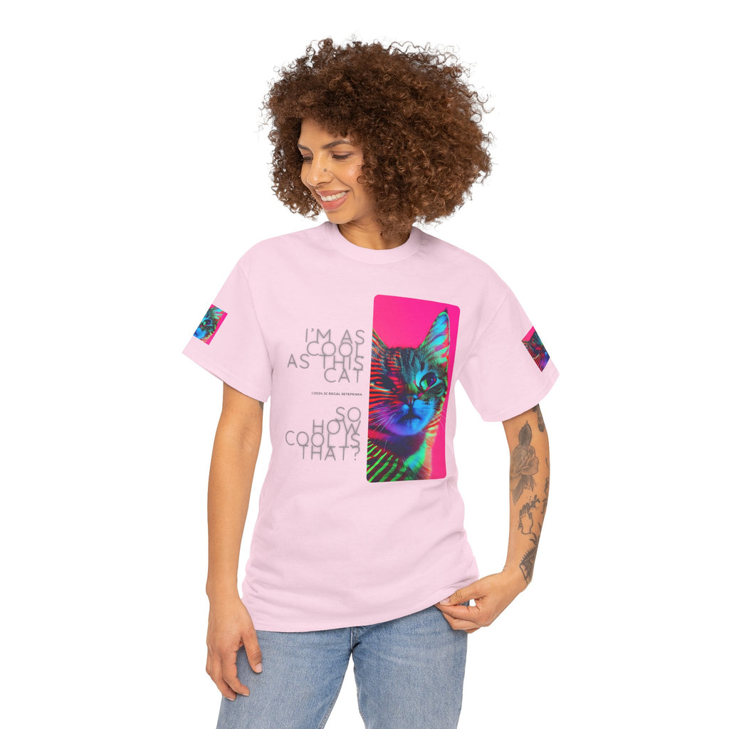 Cool Cat (Whiskers 2) Unisex Heavy Cotton Tee