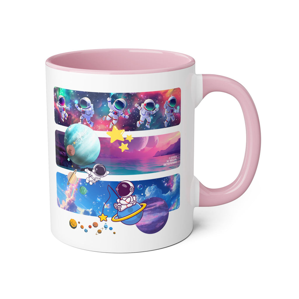 Astro Cosmo Accent Mug, 11oz (Various Colors)