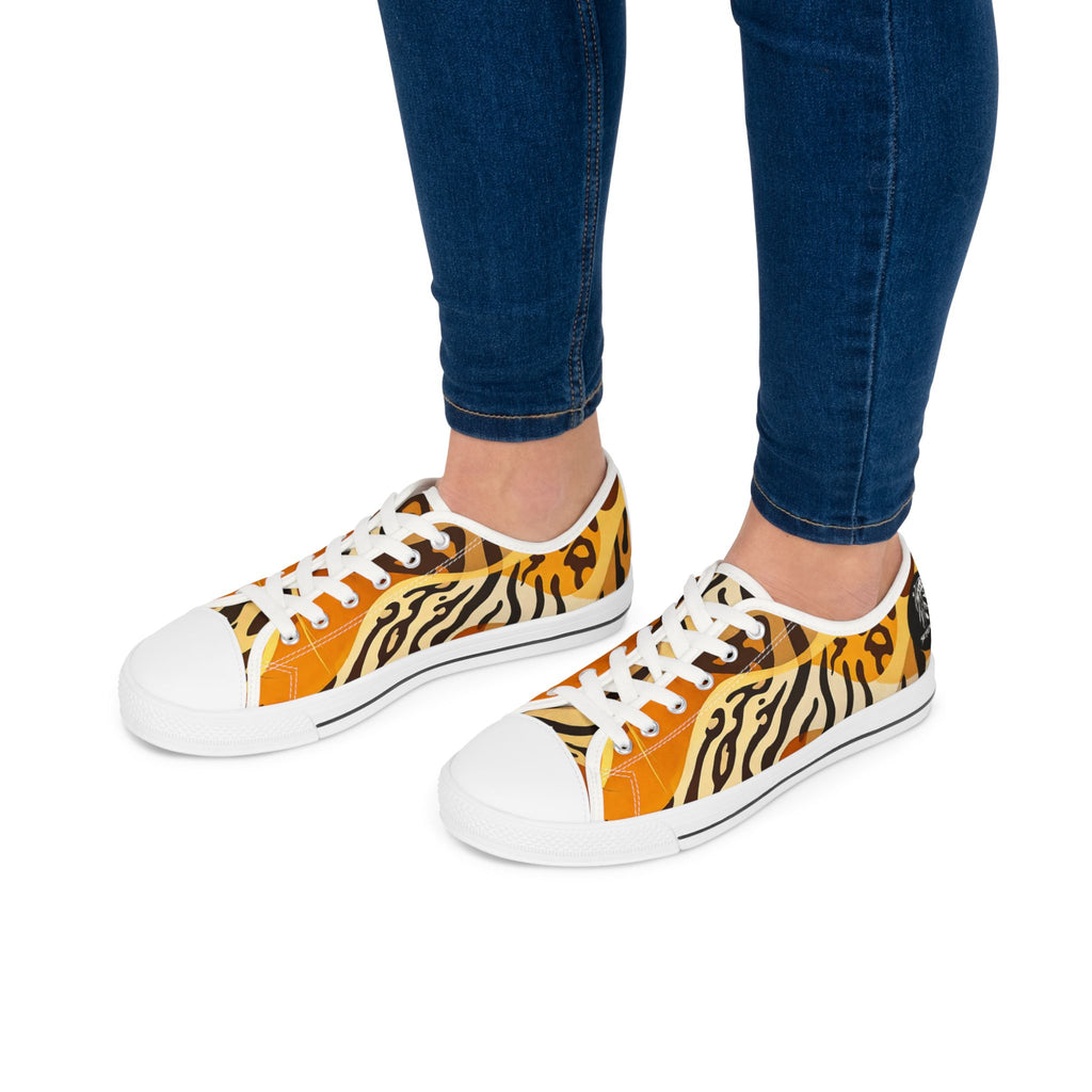 Afrikana Wildskin Women's Low Top Sneakers SETEPENRA Shoes.
