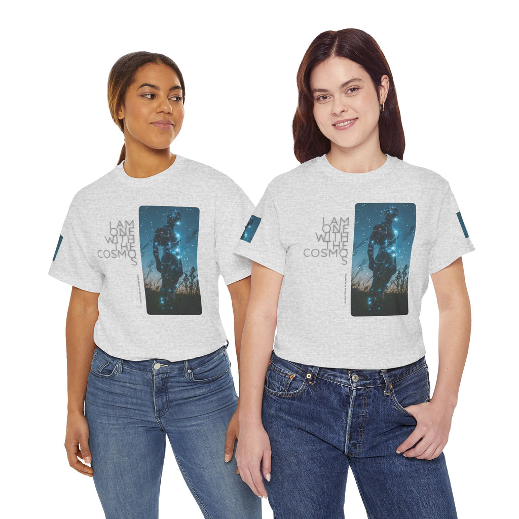 One With The Cosmos Unisex Heavy Cotton Tee