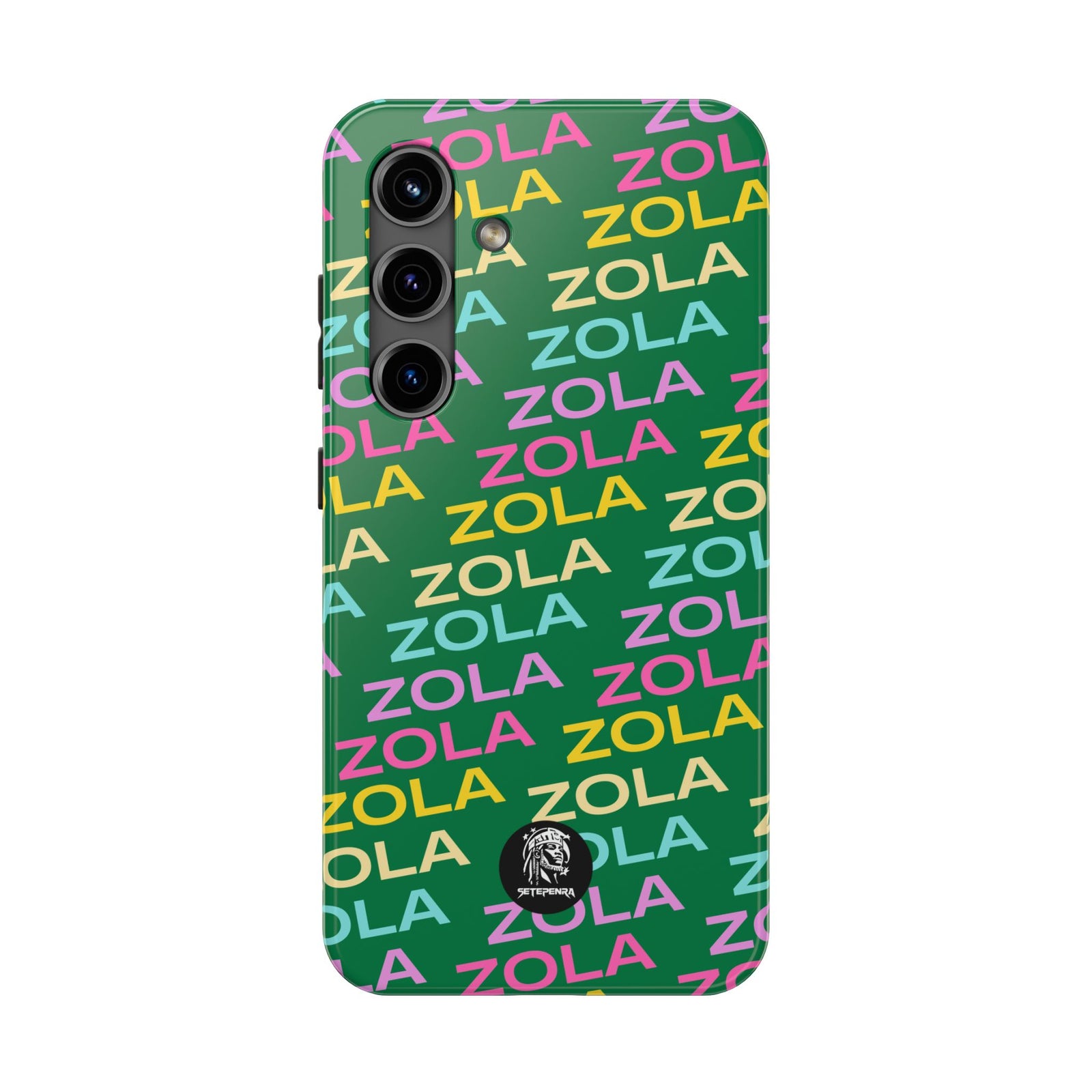 Zola Tough Phone Case (For iPhone, Galaxy & More) - Dark Green SETEPENRA Phone Case.