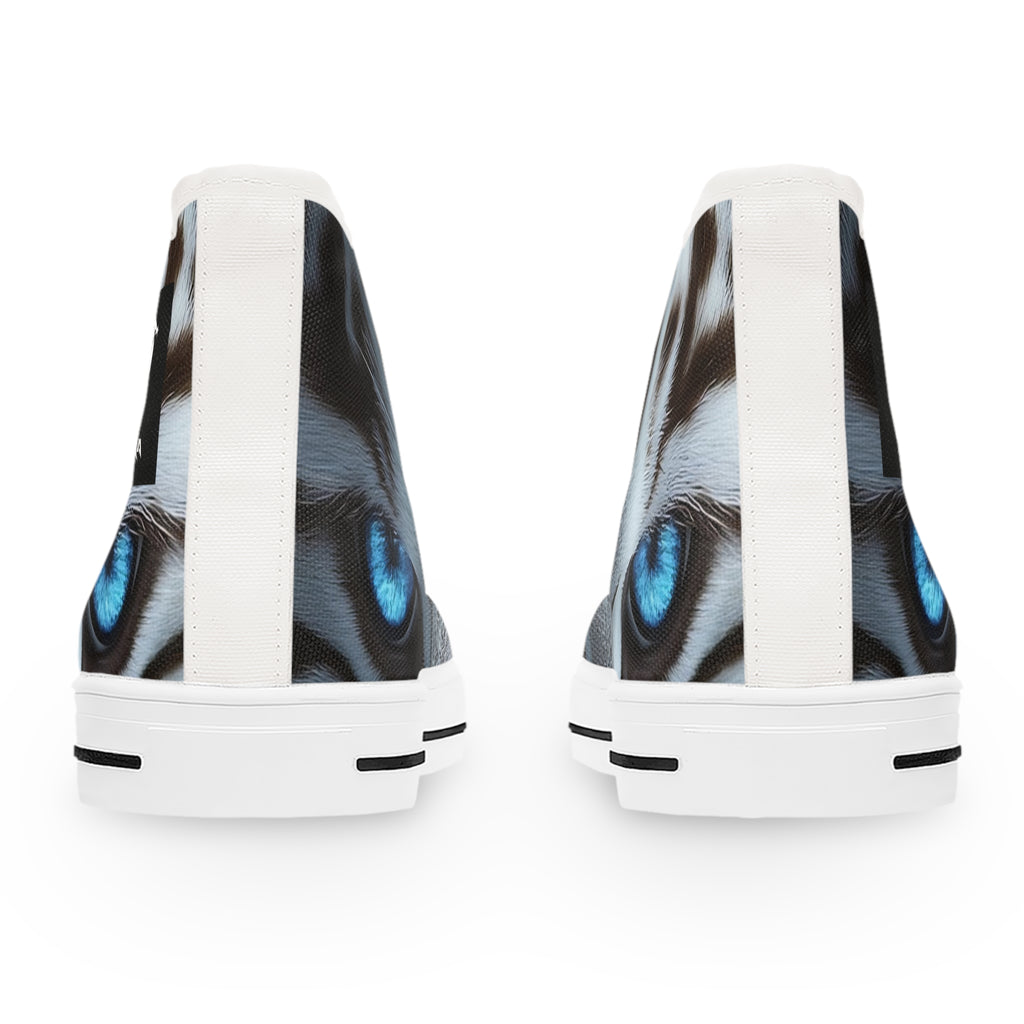 Primal Power Women's High Top Sneakers - White Tiger (2nd Edition) SETEPENRA Shoes.