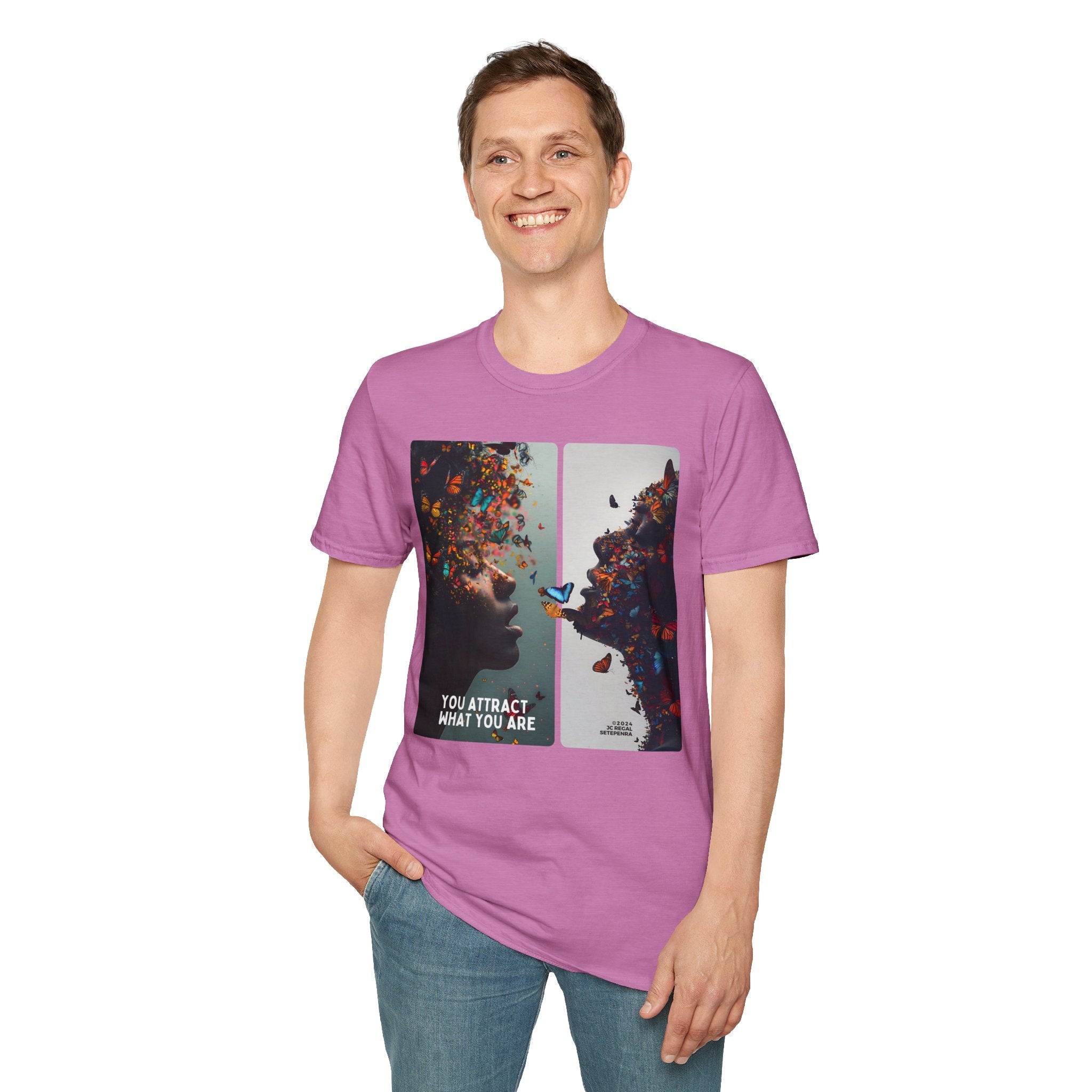 You Attract What You Are (2nd Edition) Unisex Softstyle T-Shirt SETEPENRA T-Shirt.