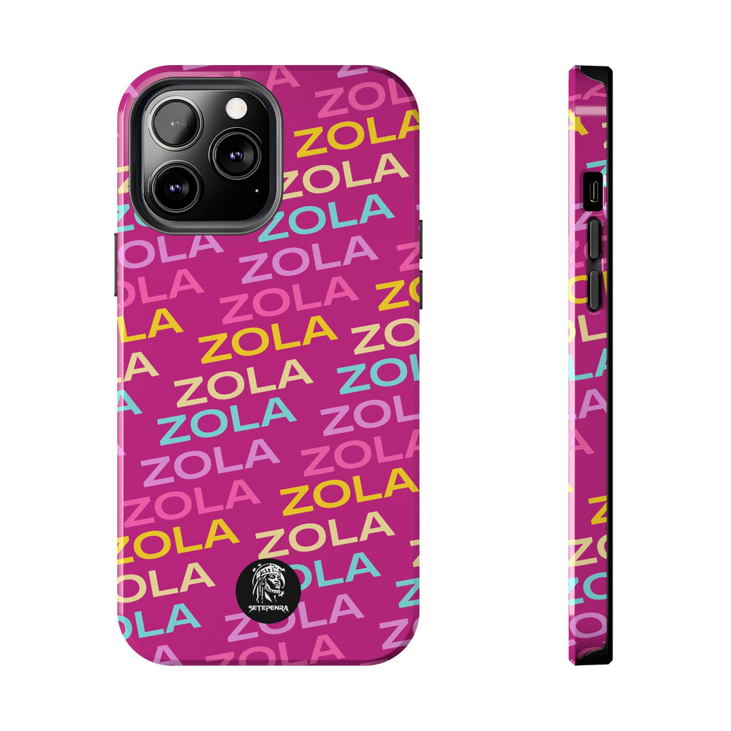 Zola Tough Phone Case (For iPhone, Galaxy & More) - Pink SETEPENRA Phone Case.