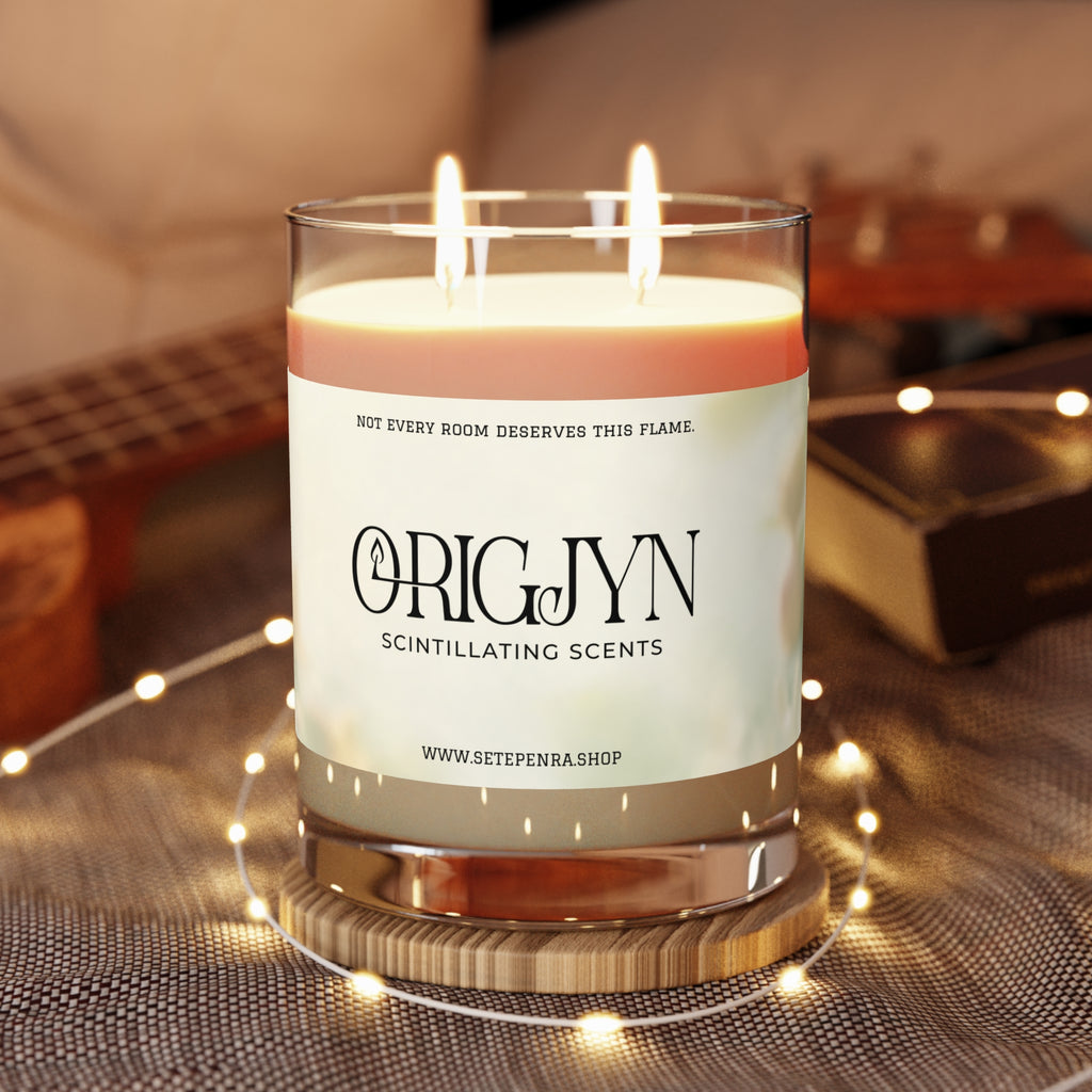 Origjyn Scintillating Scents 11oz Glass Scented Candle – Full Glass, Luxury Home Fragrance