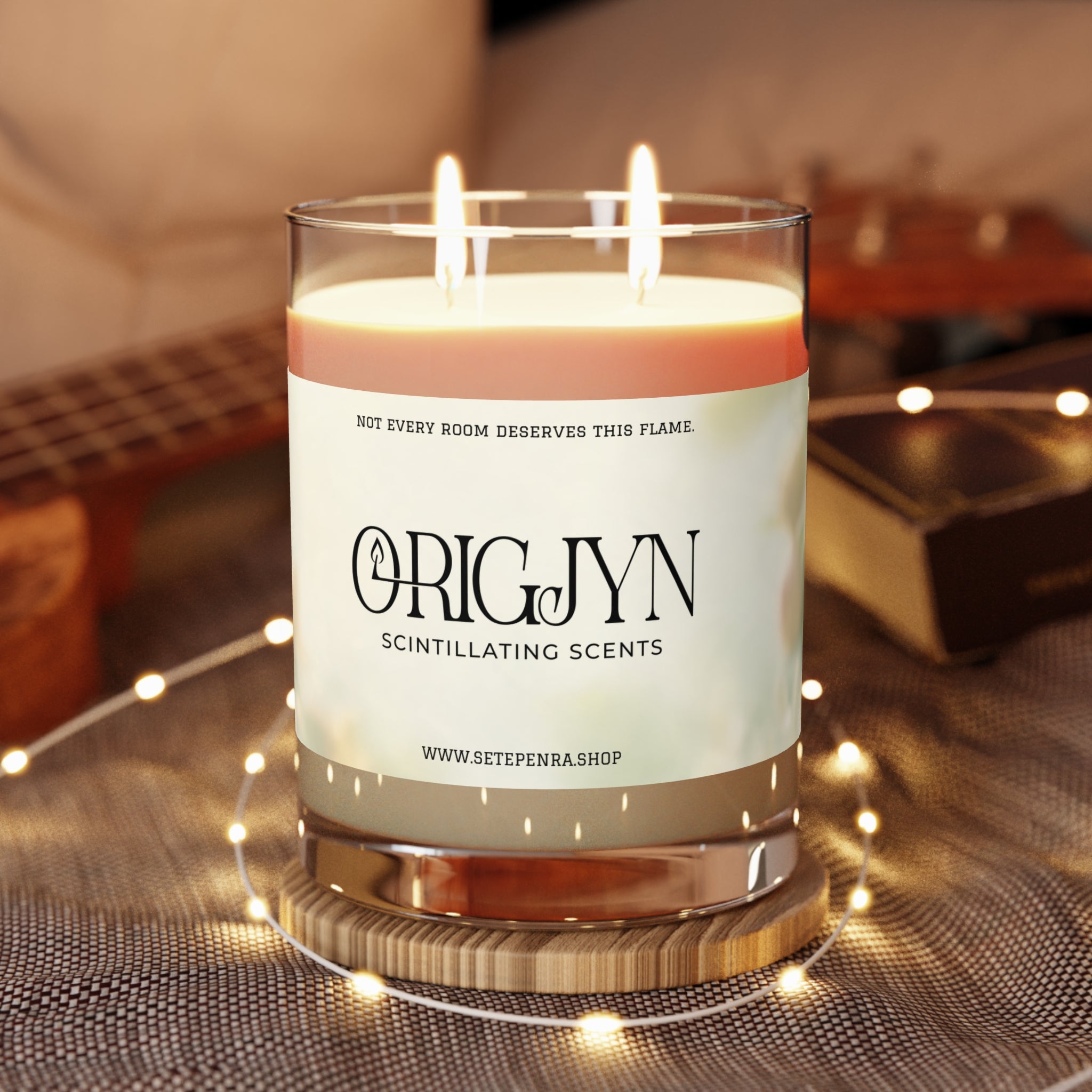 Origjyn Scintillating Scents 11oz Glass Scented Candle – Full Glass, Luxury Home Fragrance