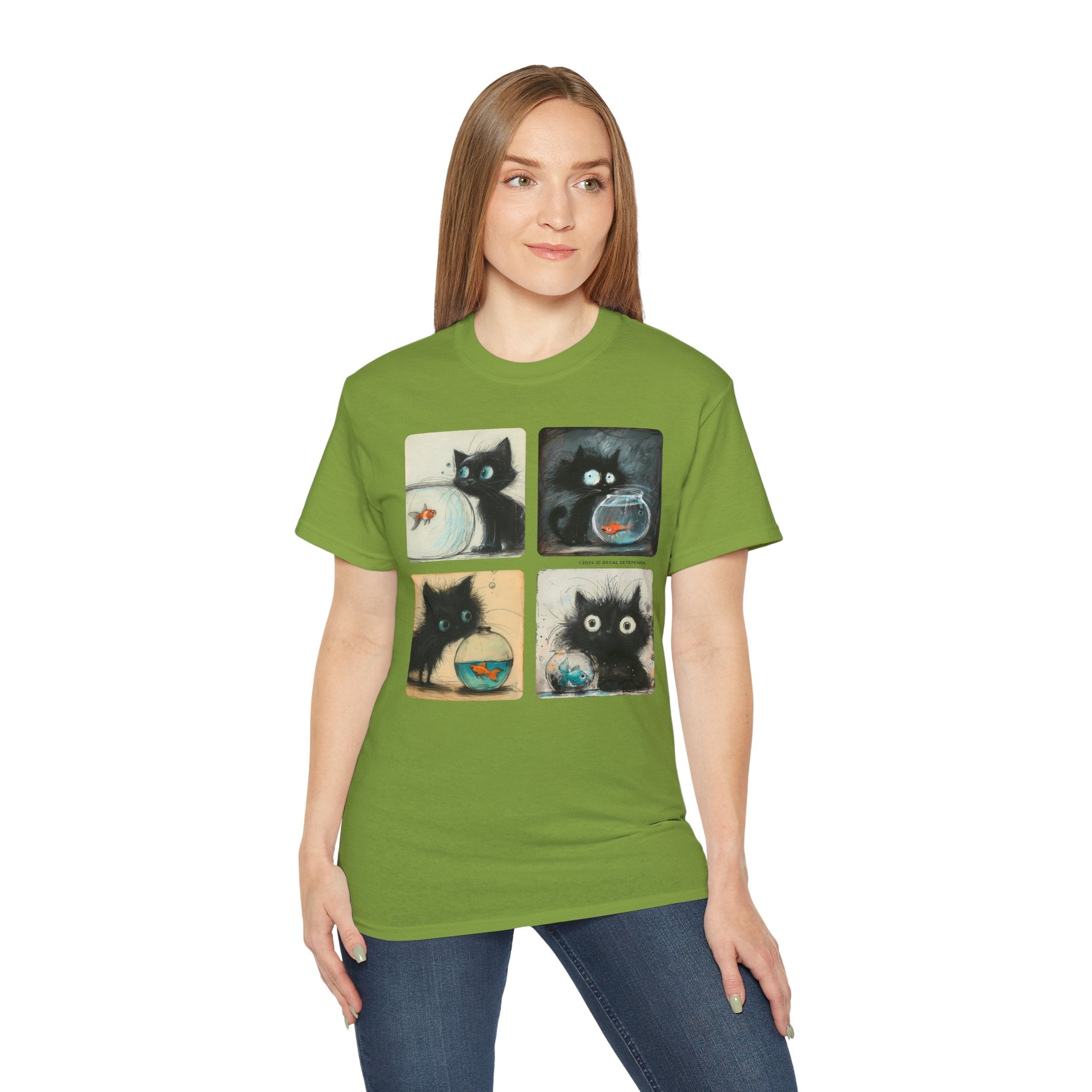 Fishy Kitty Unisex Ultra Cotton Tee