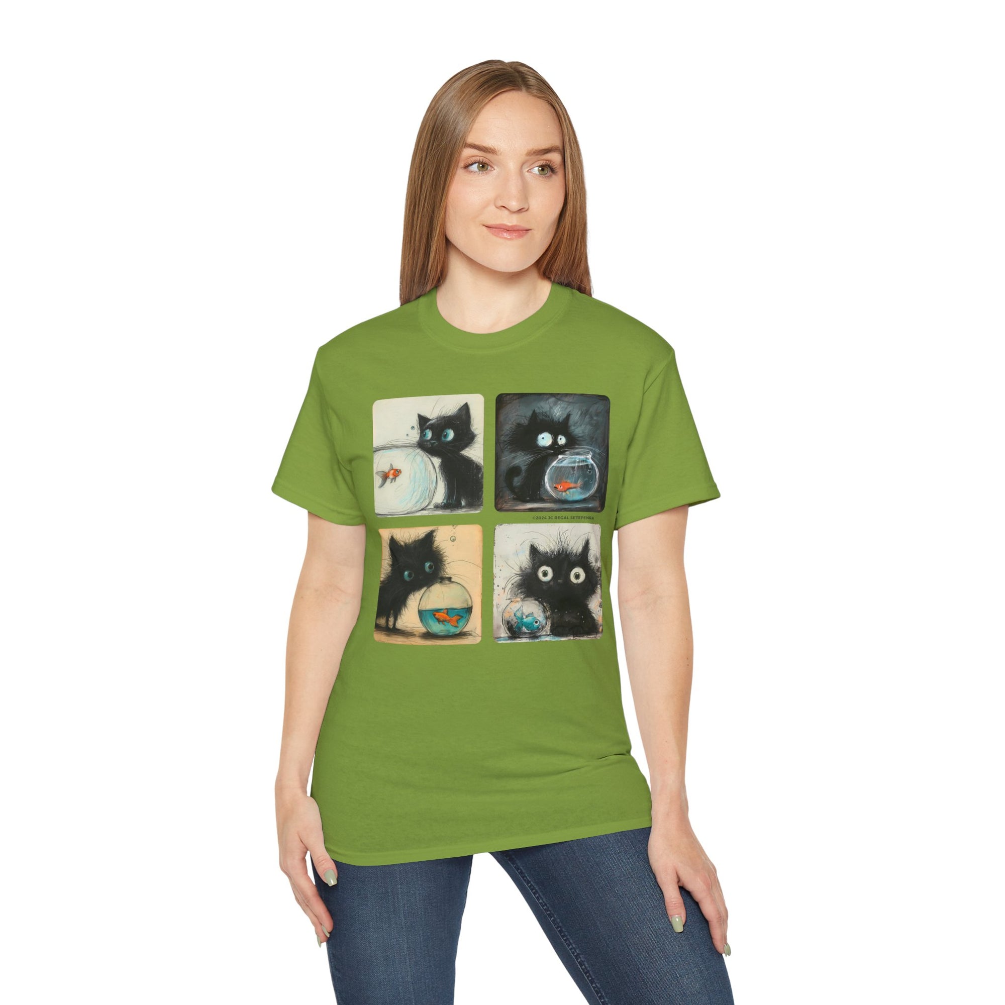 Fishy Kitty Unisex Ultra Cotton Tee