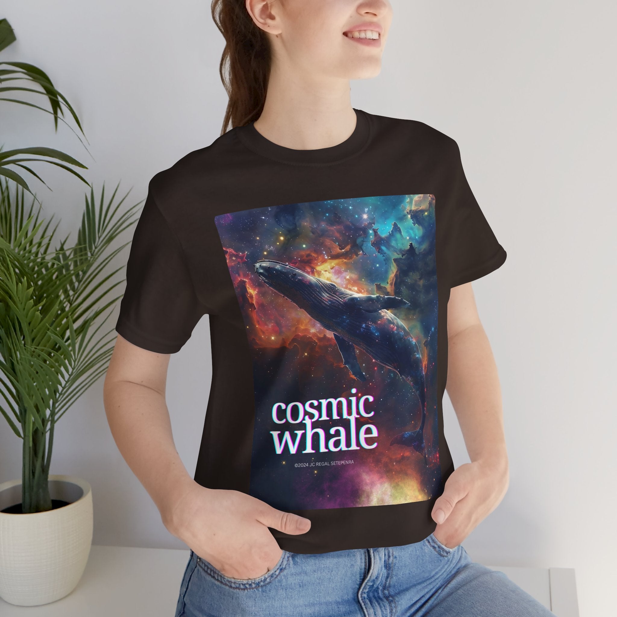 Cosmic Whale Unisex Jersey Short Sleeve Tee